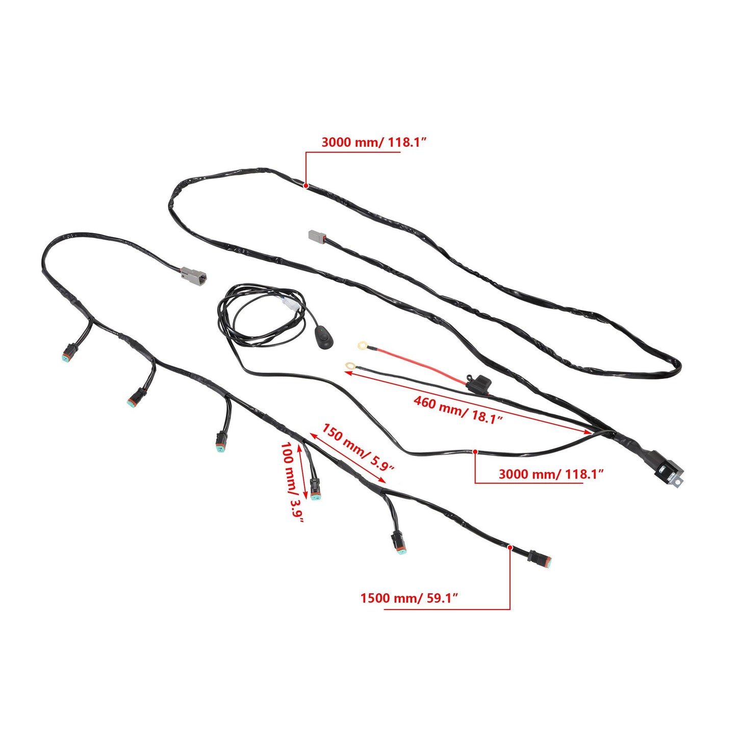 XP-ULTRA Series 3 Inch 80W Combo Beam LED Pods Amber&White Offroad Lights