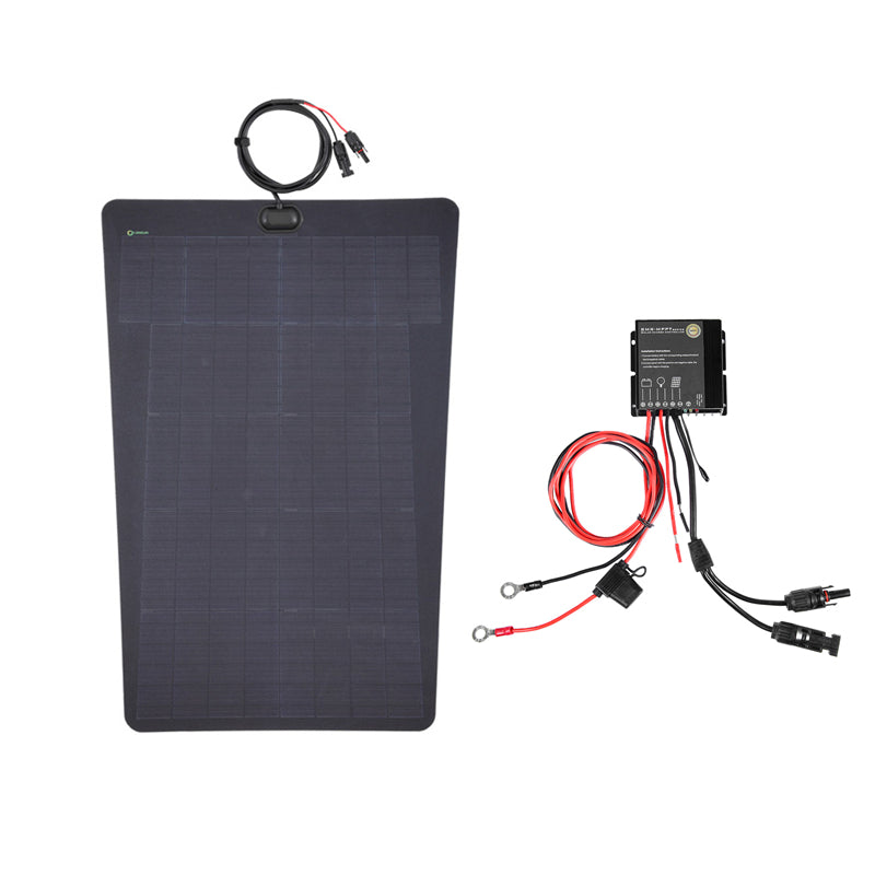 Chevrolet Silverado 1500 3rd Gen(2007-2013) Lensun 75W Hood Flexible Solar Panel