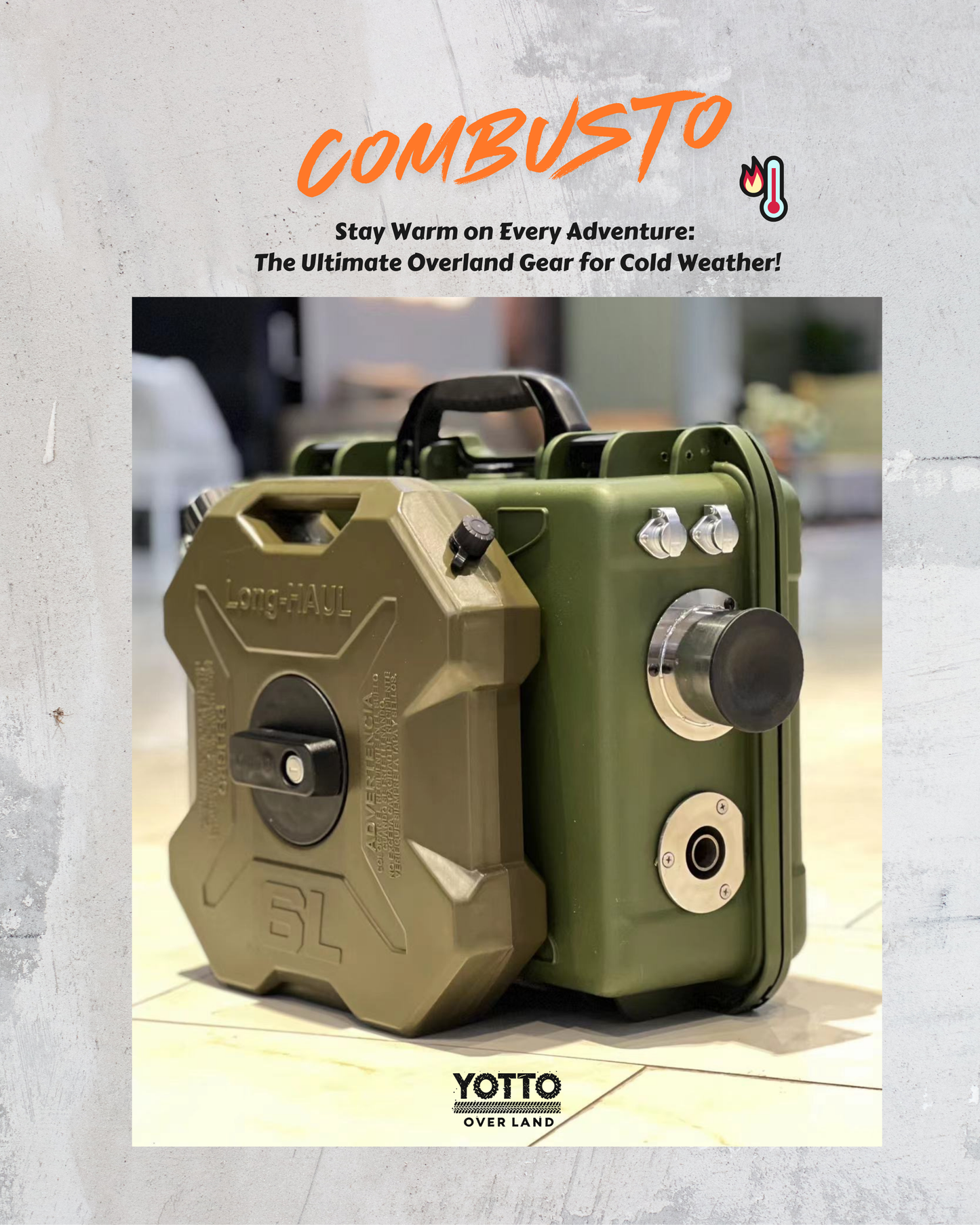 Combusto 5kw - Overlander's All in One Diesel Heater