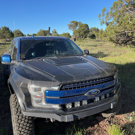 Ford F-150 Raptor (2017-2020) Lensun 70W Hood/Bonnet Solar Panel