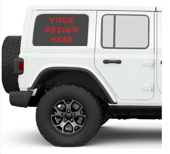 Perforated Side Window Decals