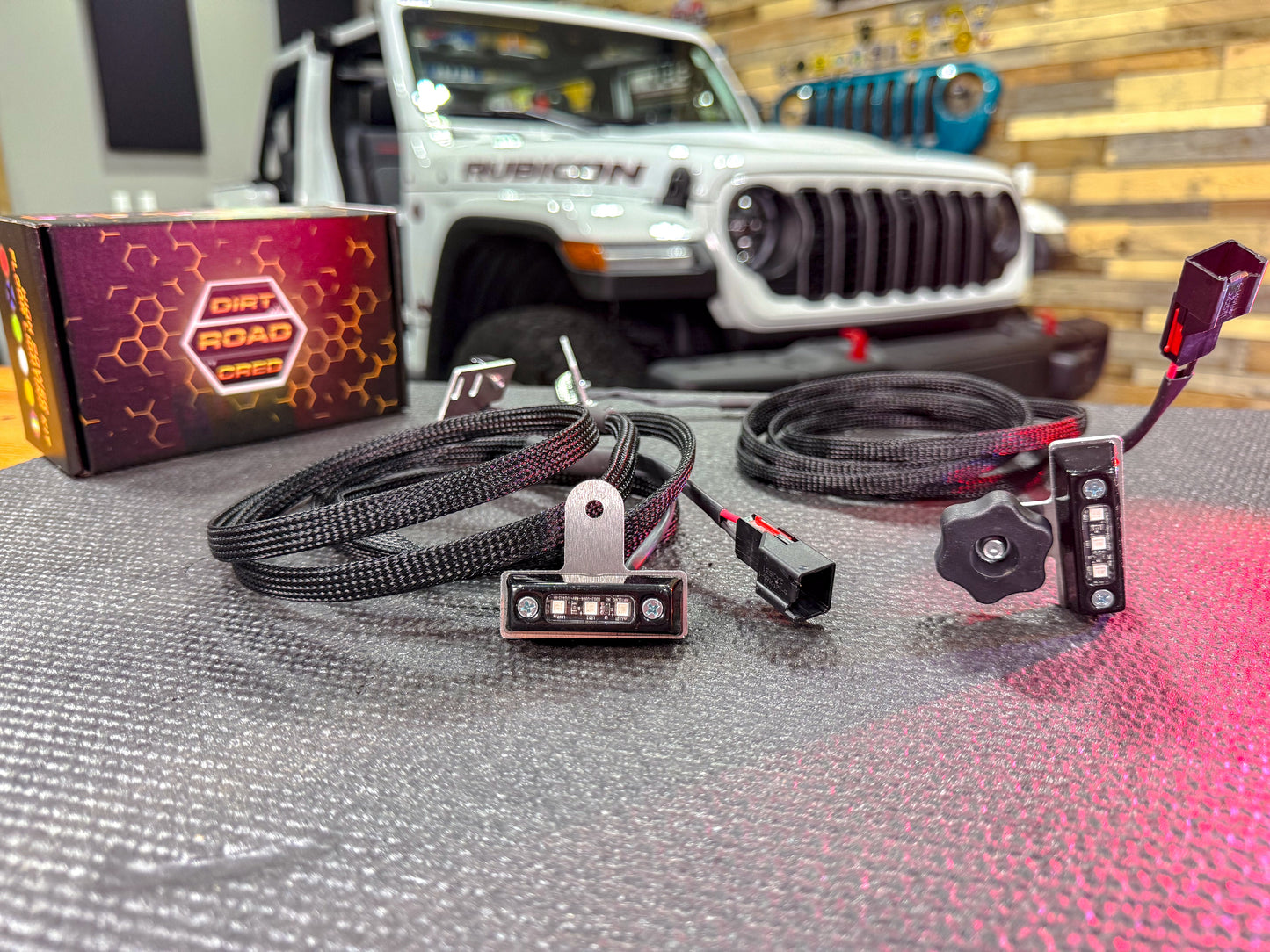 Dirt Road Cred Products LLC 4-Door Jeep Interior Lighting Kit for Jeep Wrangler and Gladiator