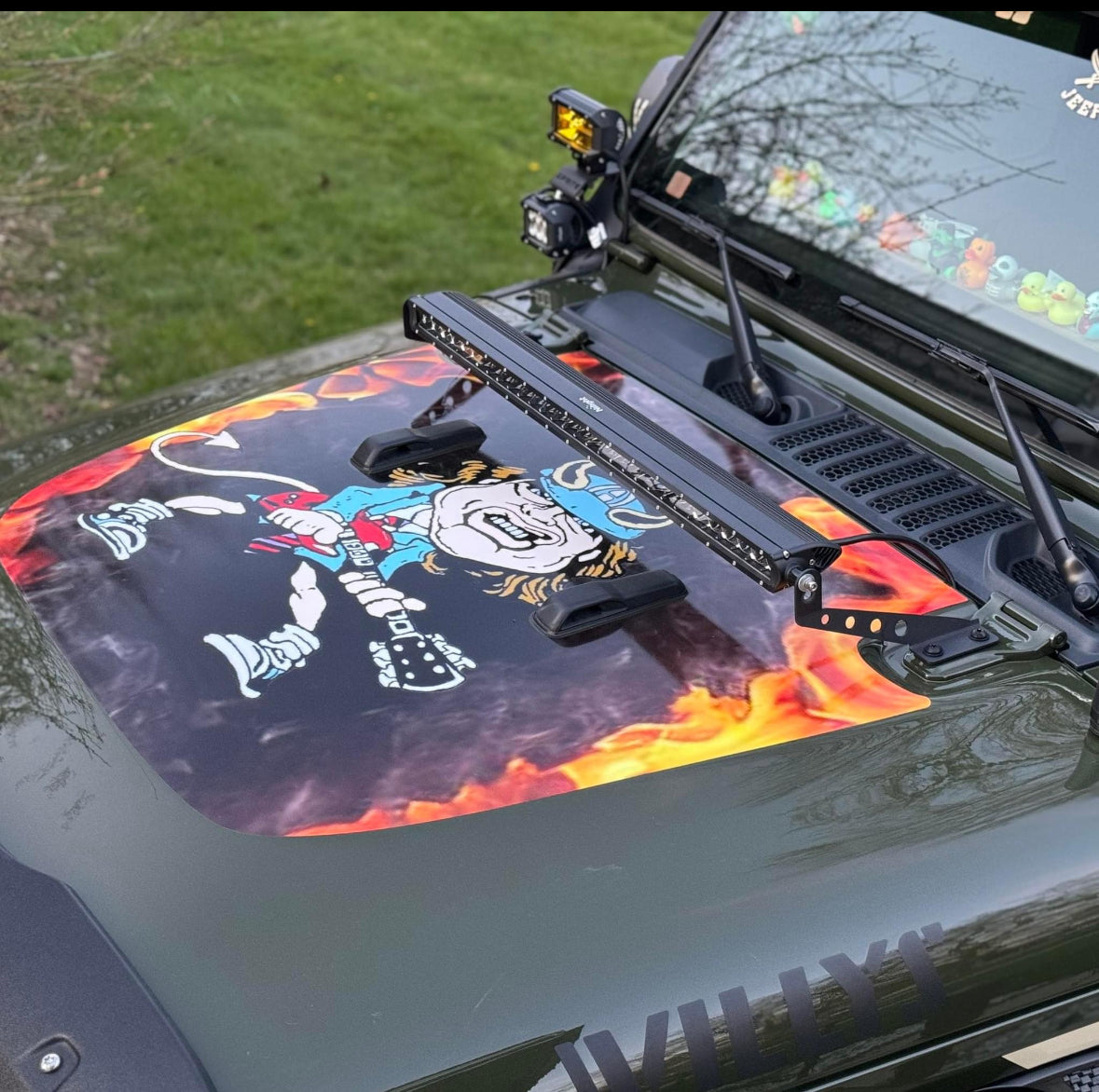 Custom Hood Decal