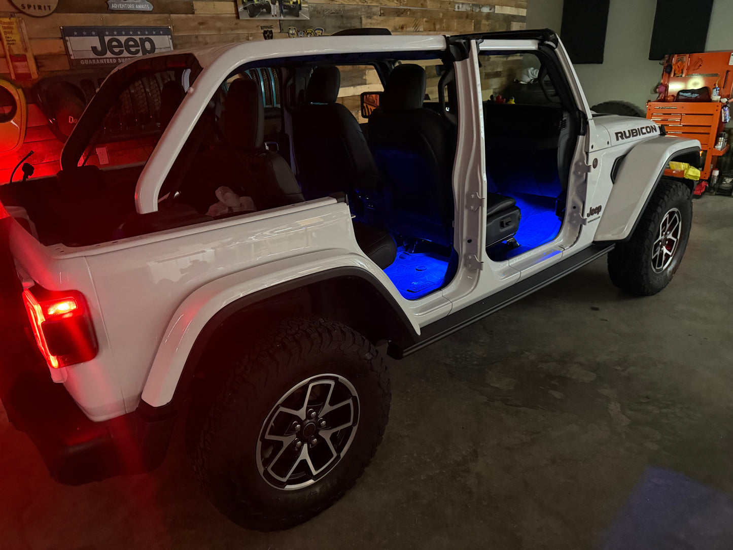 Dirt Road Cred Products LLC 4-Door Jeep Interior Lighting Kit for Jeep Wrangler and Gladiator