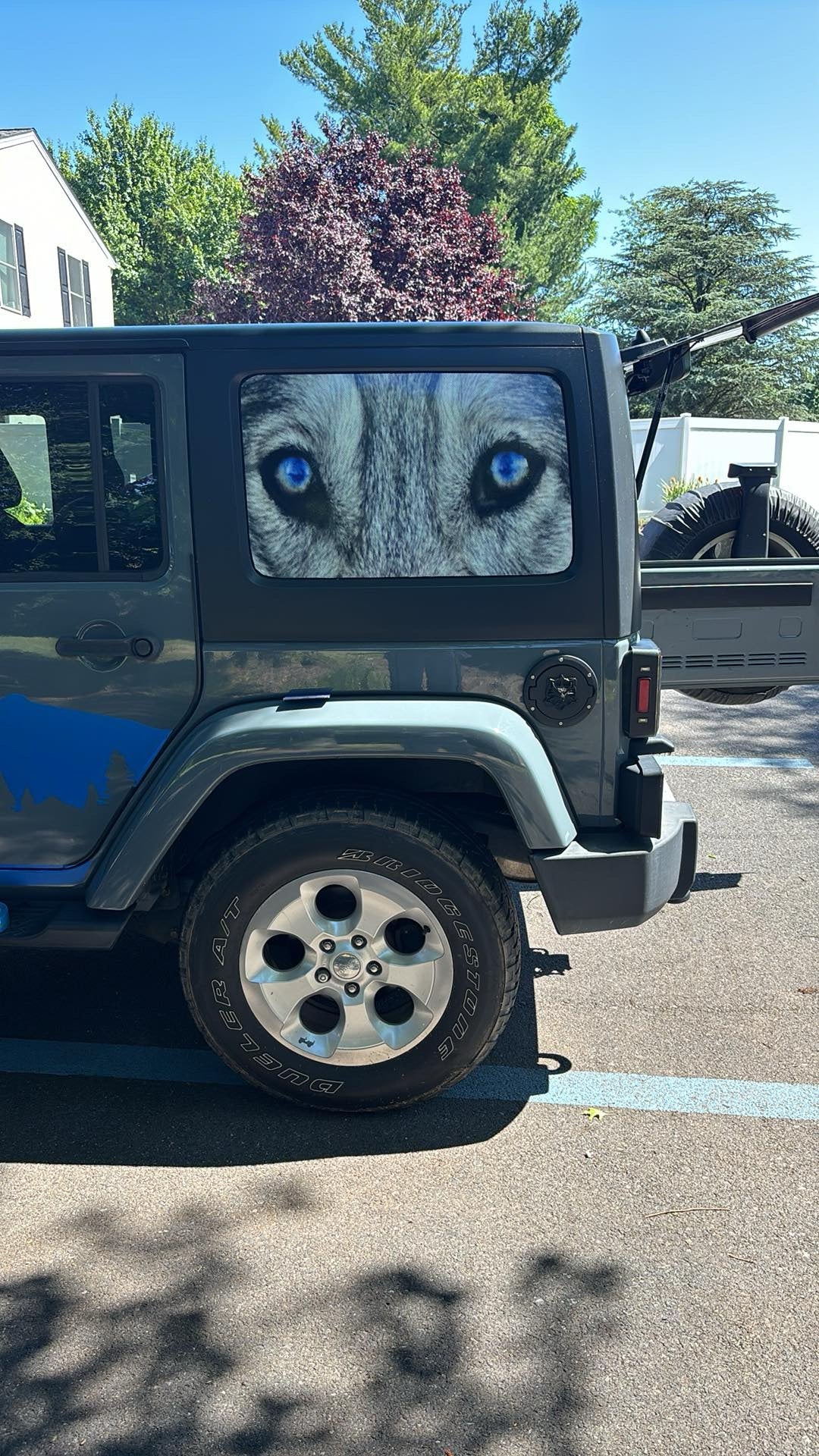 Perforated Side Window Decals