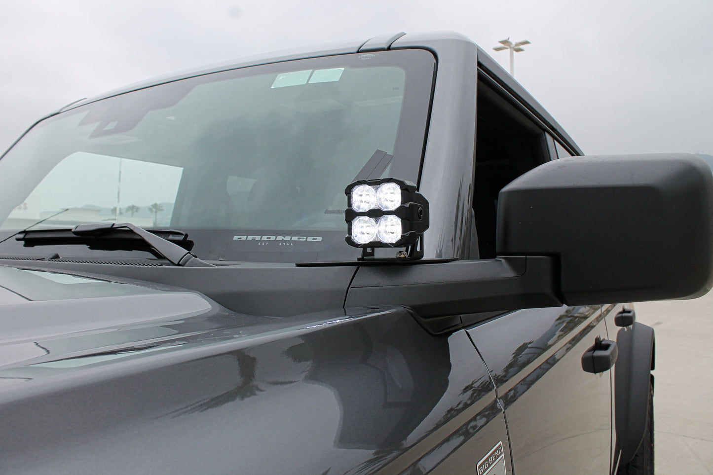 2021+ Ford Bronco Hood Mount/Ditch Lights/Pillars - PRO