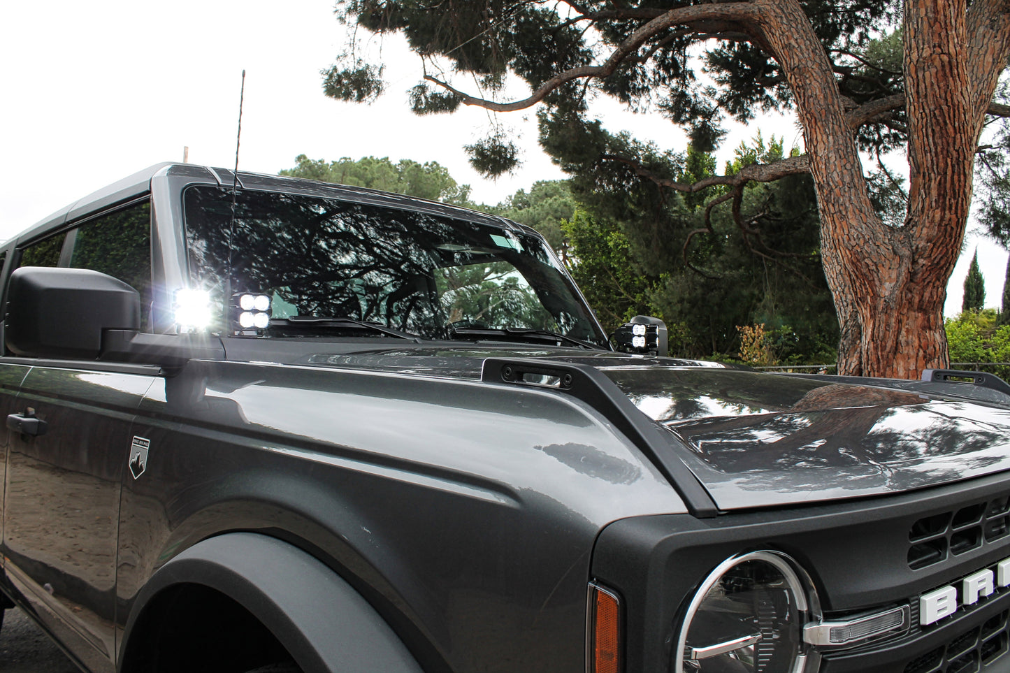 2022+ Ford Bronco Raptor Hood Mount/Ditch Lights/Pillars - PRO