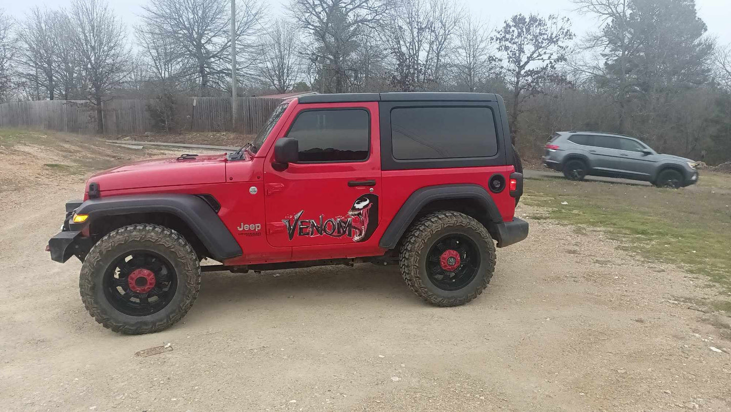 Custom Half Sides Decals