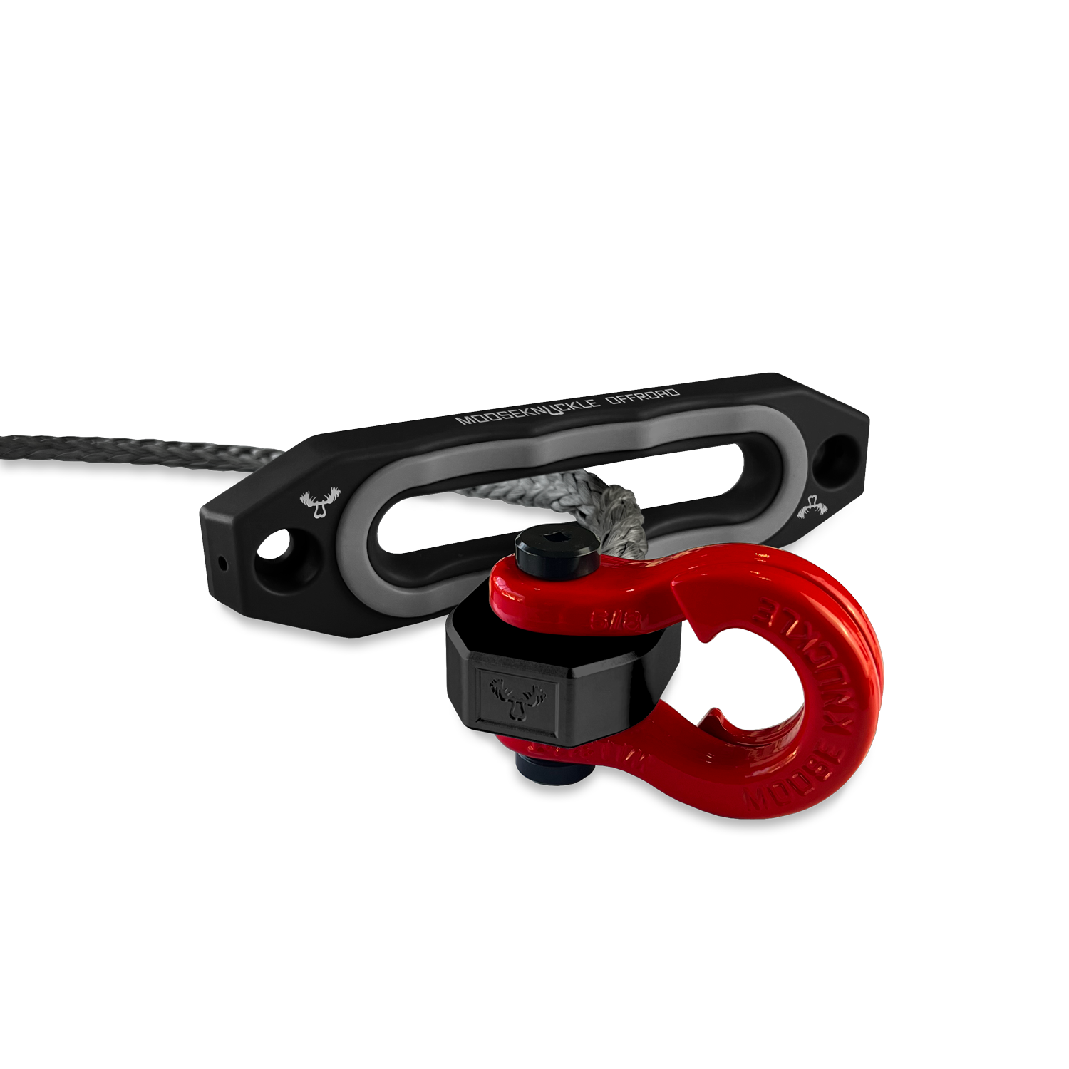Jawse Fairlead and Front Split Shackle in Black Lung and Gun Gray