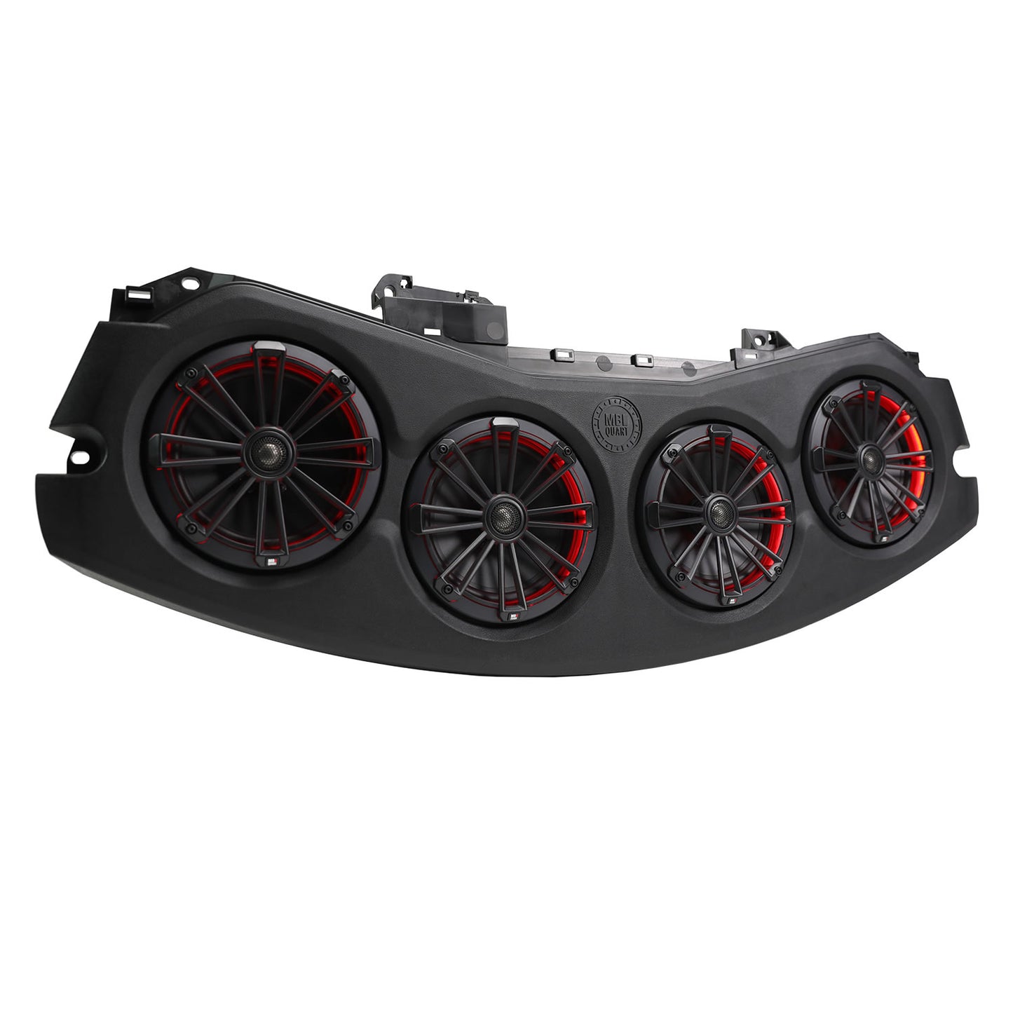 MBQJ-48CRGB24+ Jeep® Wrangler (JL) / Gladiator (JT) 2024-Current Tuned Rear Soundbar with 8 Inch Coaxial Speakers, Enclosure, and Addressable RGB LED Lighting