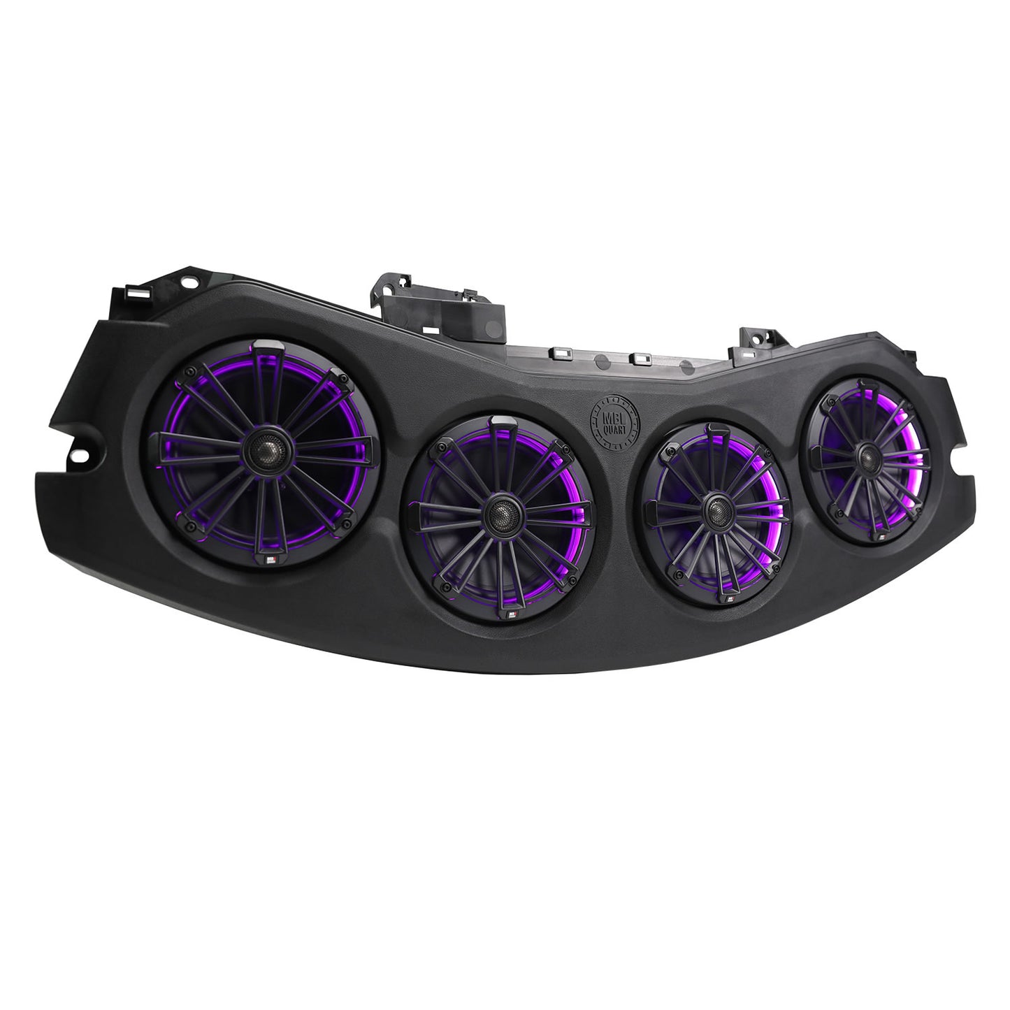 MBQJ-48CRGB24+ Jeep® Wrangler (JL) / Gladiator (JT) 2024-Current Tuned Rear Soundbar with 8 Inch Coaxial Speakers, Enclosure, and Addressable RGB LED Lighting
