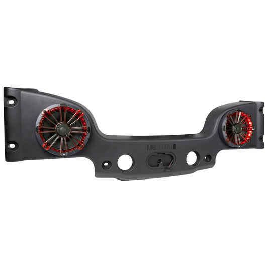 MBQJK-28CRGB Jeep® Wrangler (JK) Tuned Rear Soundbar with 8 Inch Coaxial Speakers, Enclosure, RGB LED Lighting