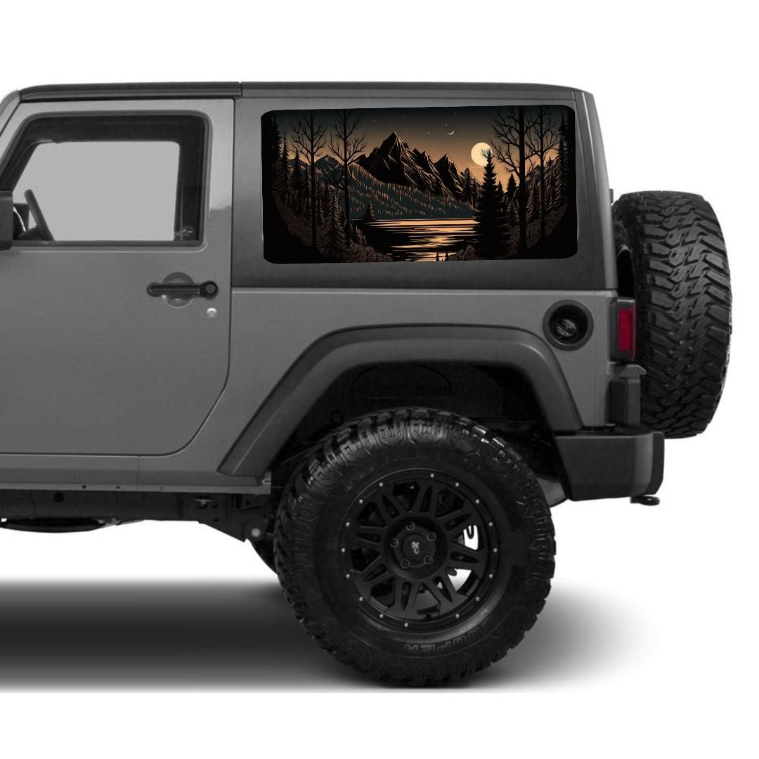 Perforated Side Window Decals