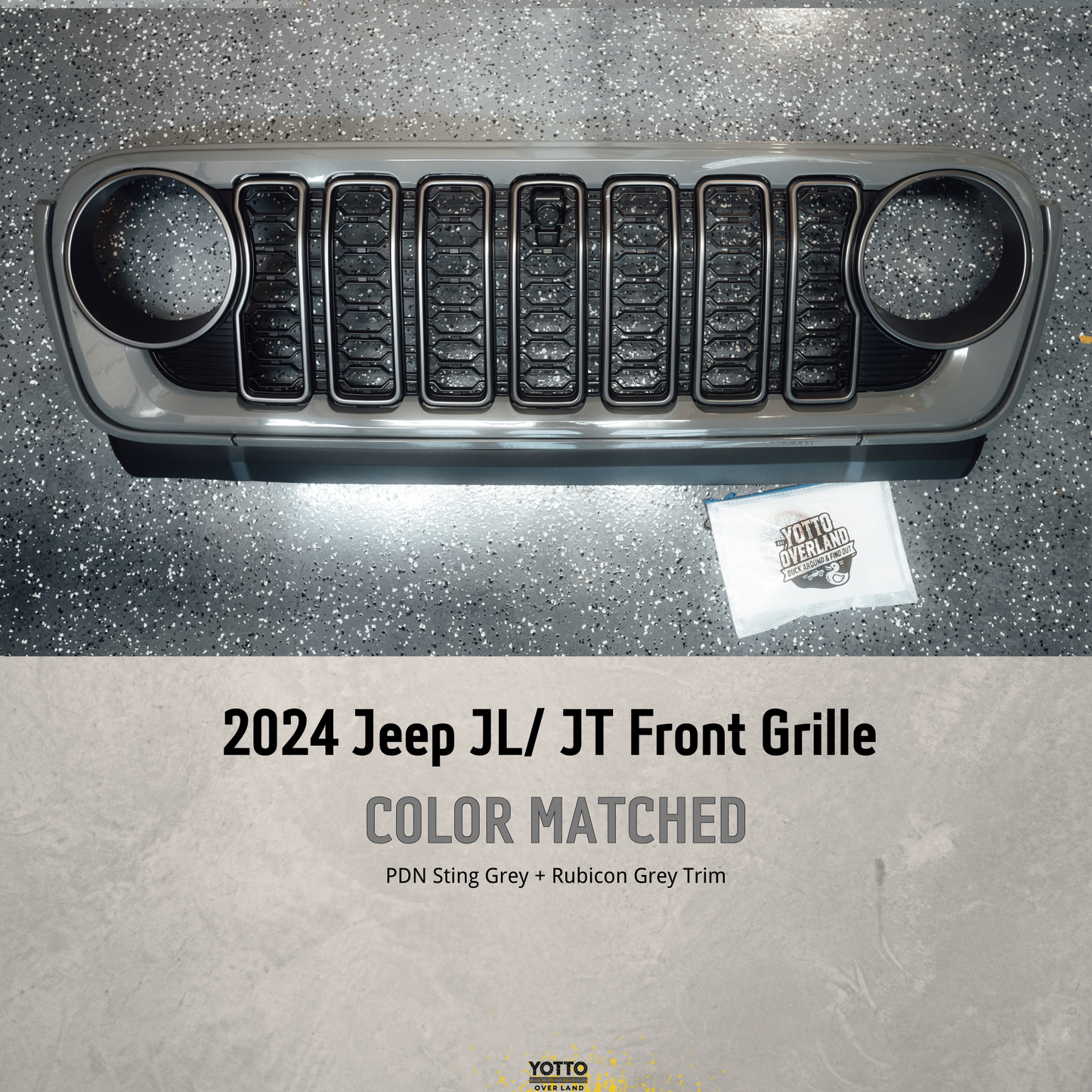OEM Color Matched Front Grille for Wrangler JL/Gladiator JT 18-25