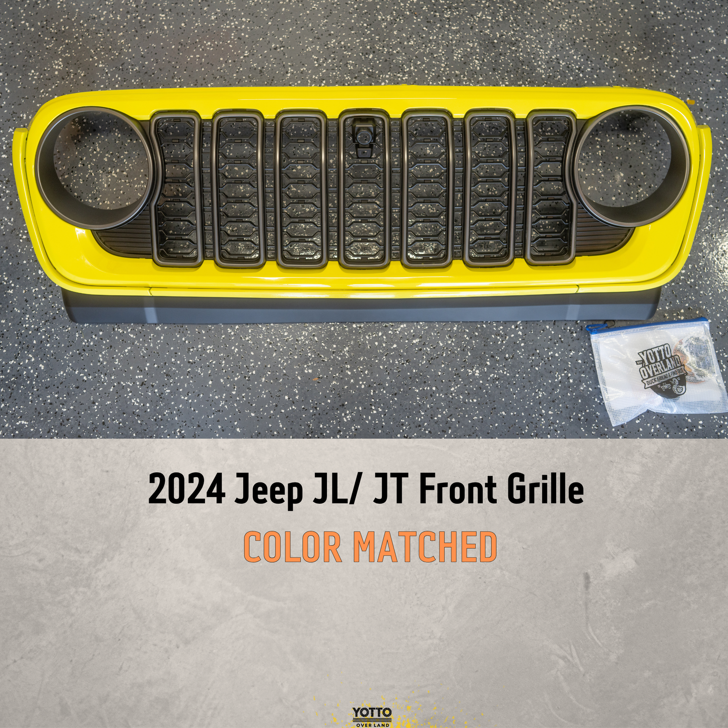 OEM Color Matched Front Grille for Wrangler JL/Gladiator JT 18-25