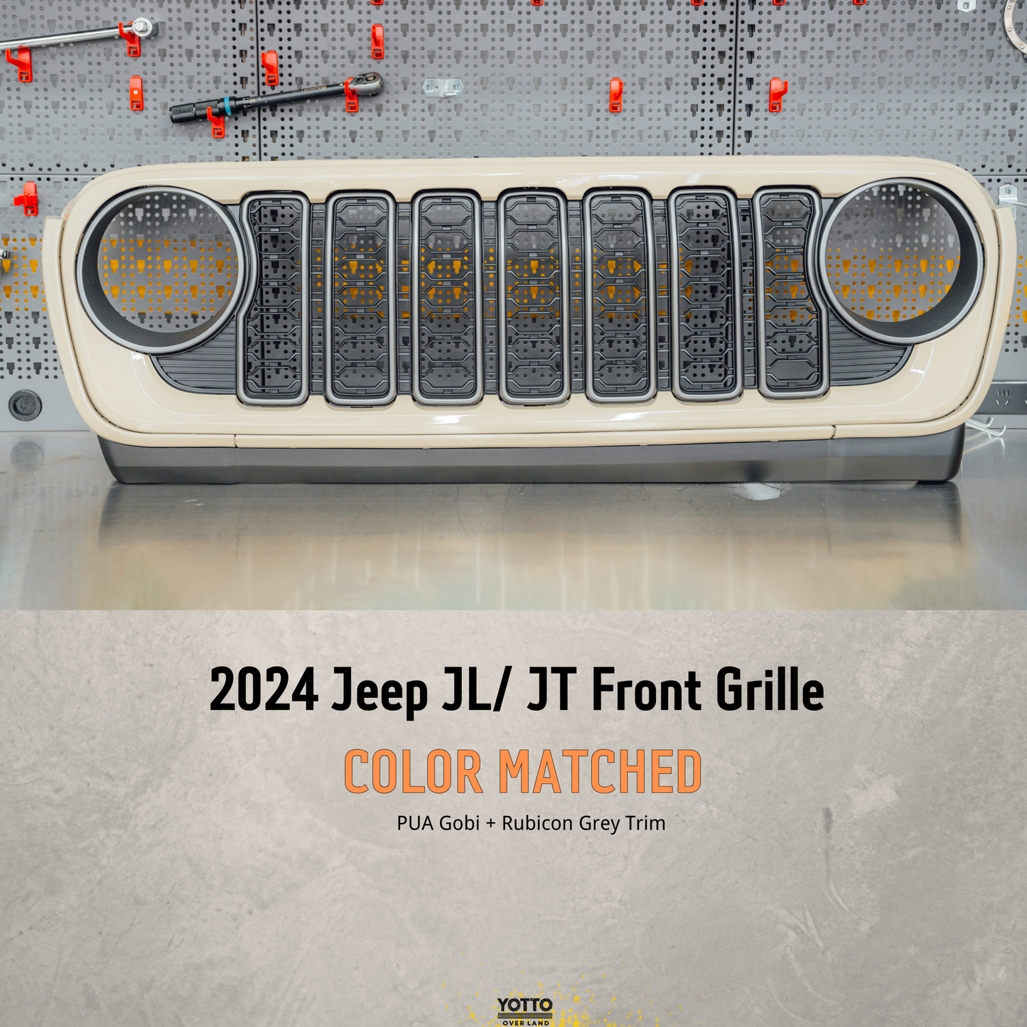 OEM Color Matched Front Grille for Wrangler JL/Gladiator JT 18-25