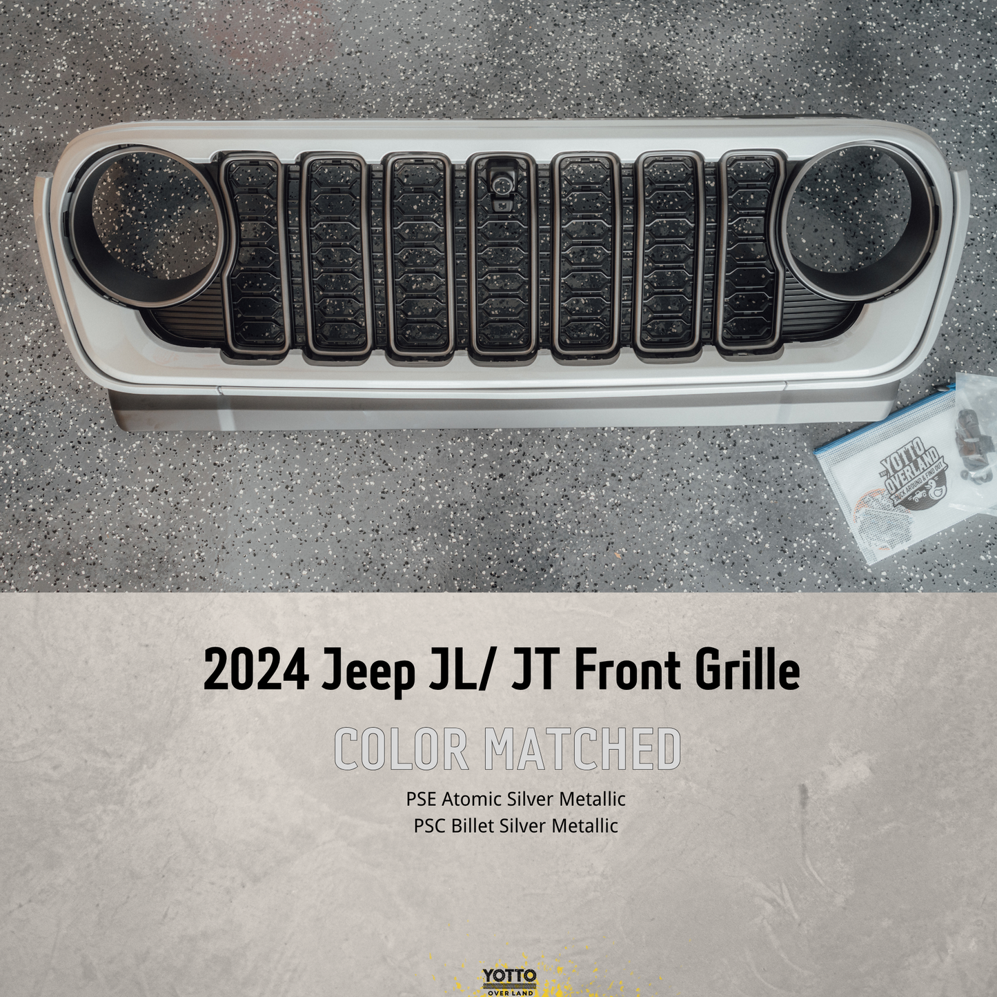 OEM Color Matched Front Grille for Wrangler JL/Gladiator JT 18-25