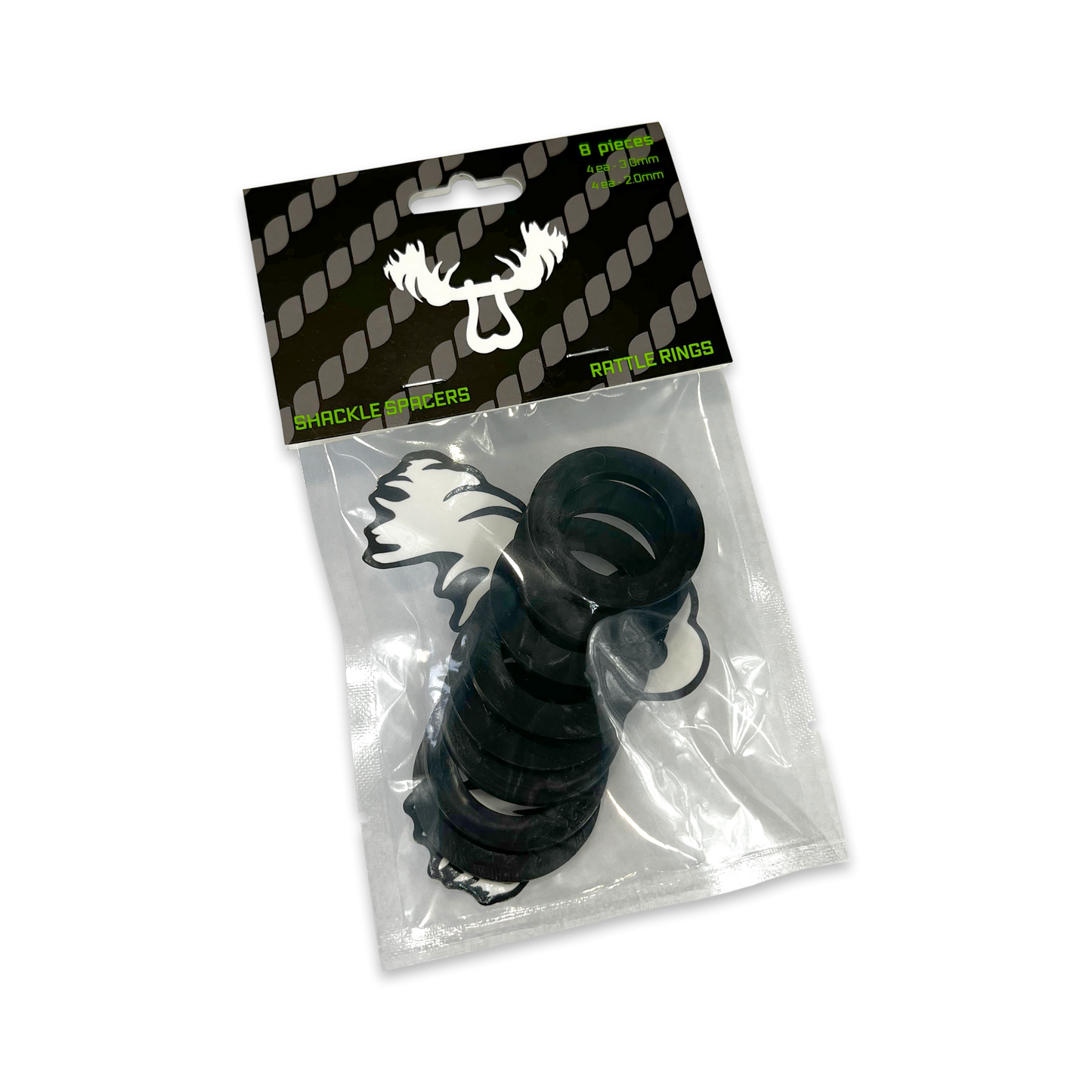 Moose Knuckle Offroad | Recovery Shackle Washer Isolator Spacers | Black Hole Jeep Bumper Rattle Rings