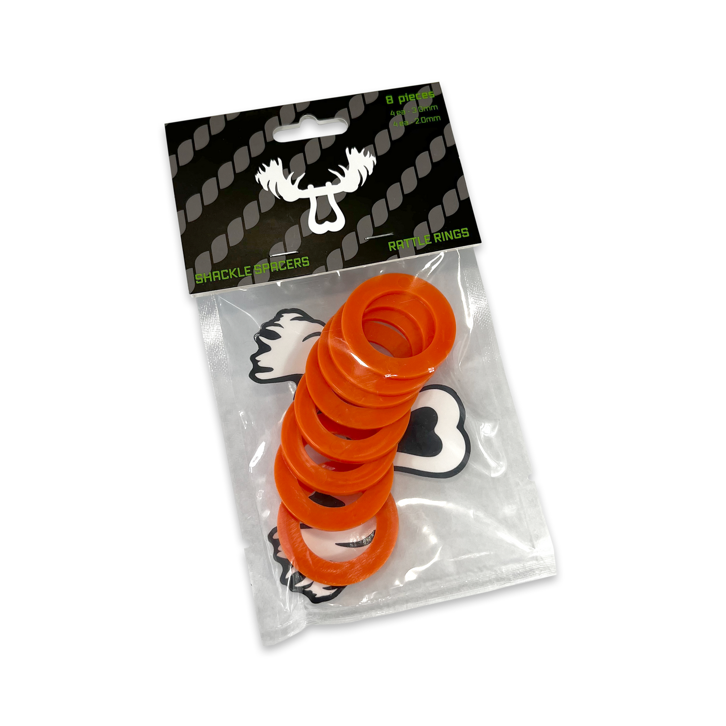 Moose Knuckle Offroad | Recovery Shackle Better than Silcone Rubber Washer Isolator Spacers | Obscene Orange Jeep Bumper Rattle Rings