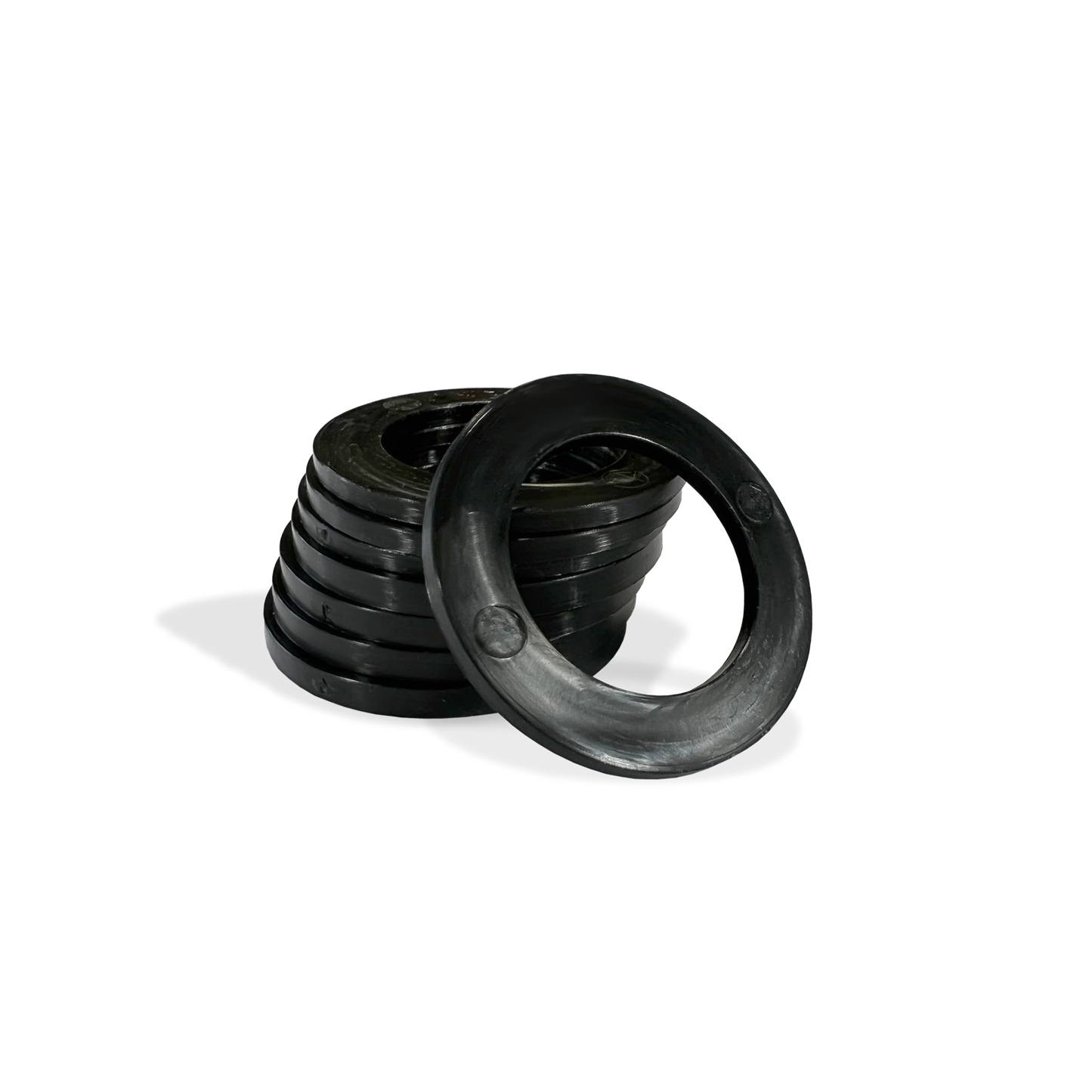 Moose Knuckle Offroad Recovery Gear | Black Shackle Isolators for Customer Bumpers and Towing | Anti Rattle Rings