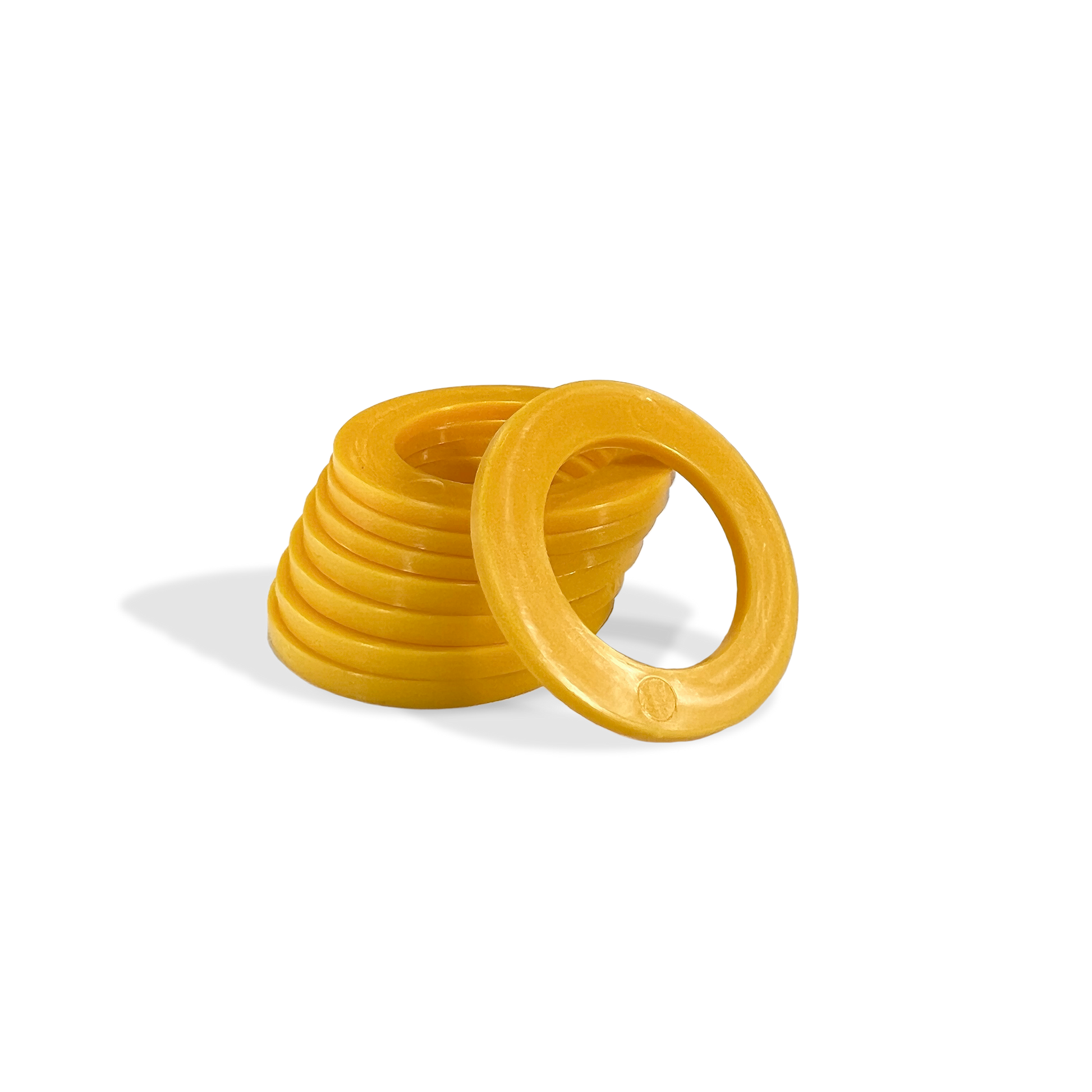 Moose Knuckle Offroad Recovery Gear | Yellow Shackle Isolators for Customer Bumpers and Towing | Anti Rattle Rings
