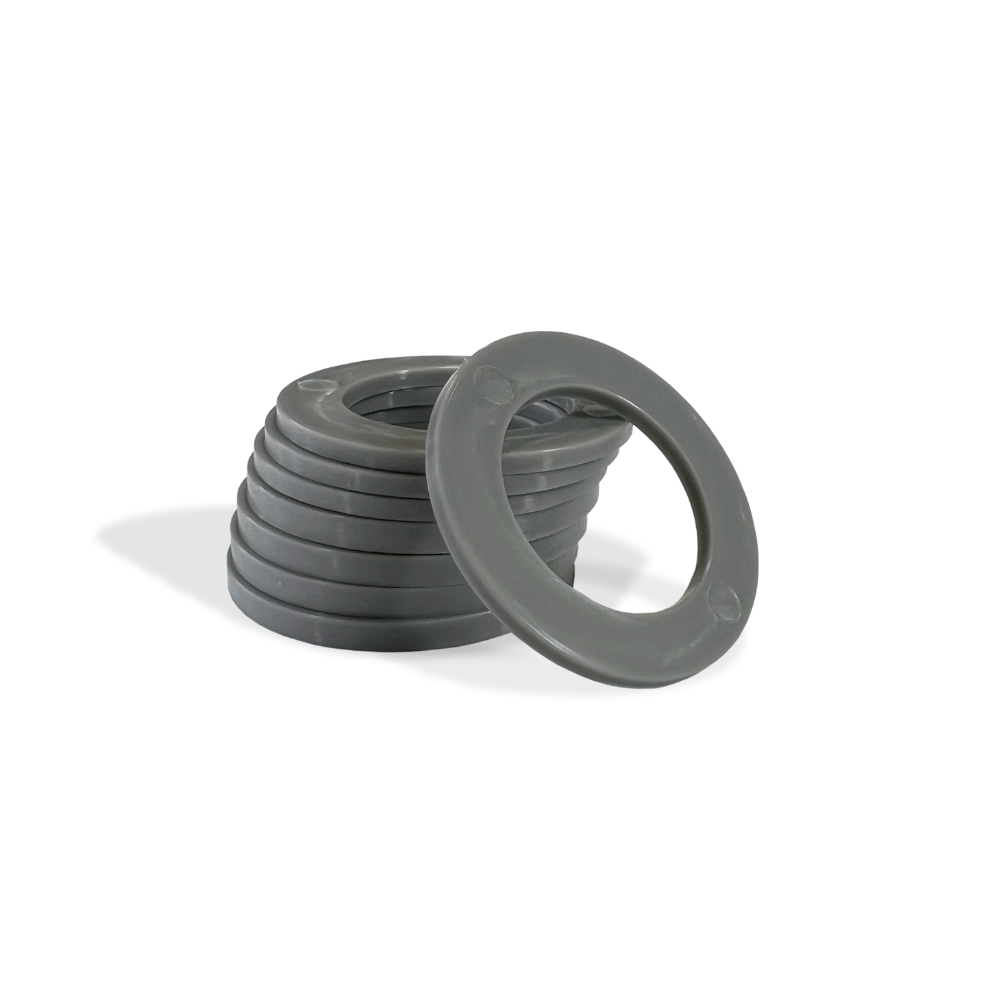 Moose Knuckle Offroad Recovery Gear | Gray Shackle Isolators for Customer Bumpers and Towing | Grey Anti Rattle Rings