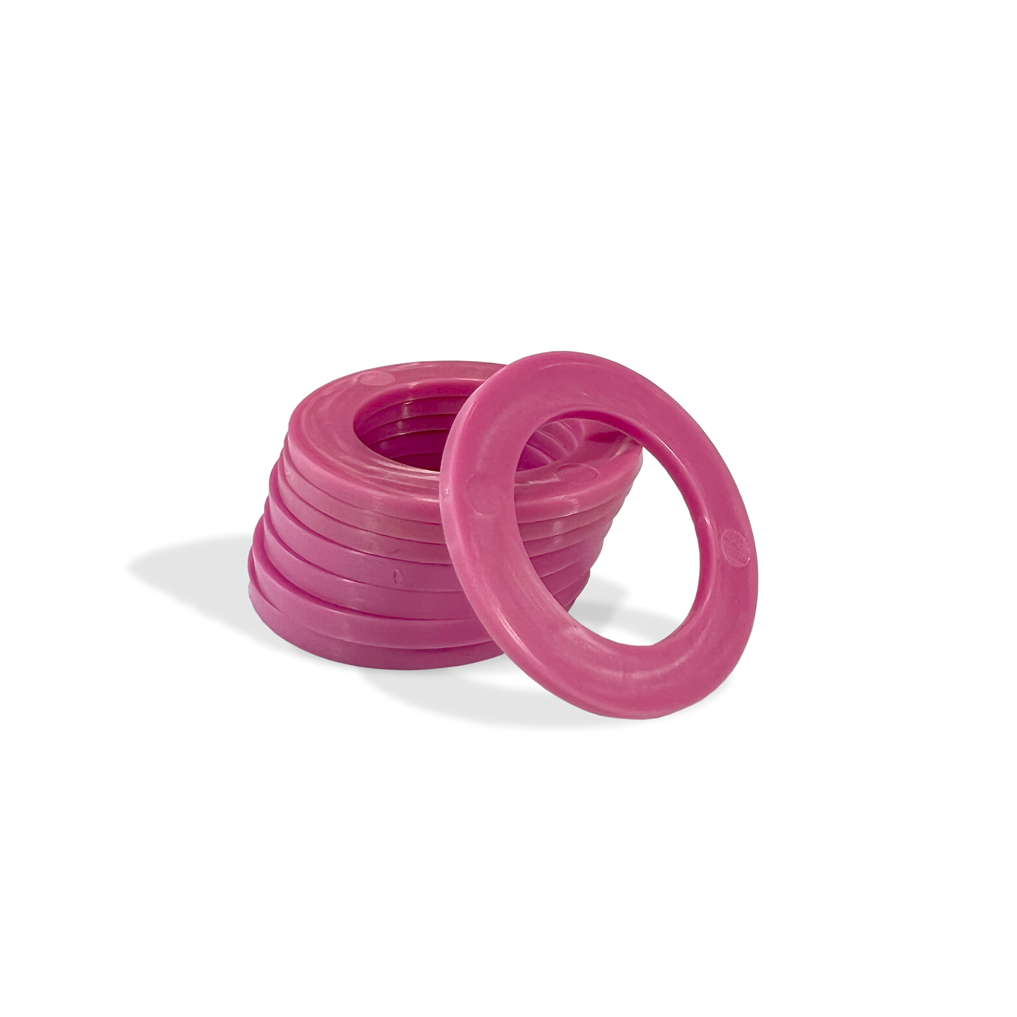 Moose Knuckle Offroad Recovery Gear | Pink Shackle Isolators for Customer Bumpers and Towing | Anti Rattle Rings