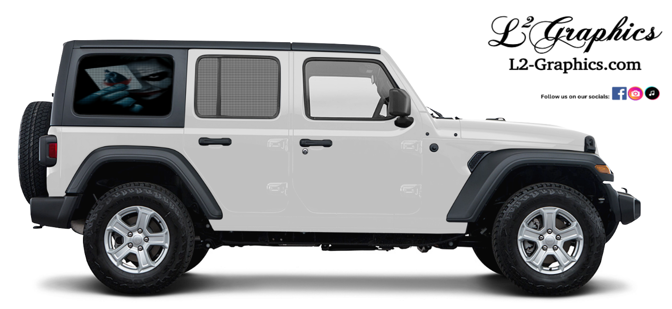 Perforated Side Window Decals