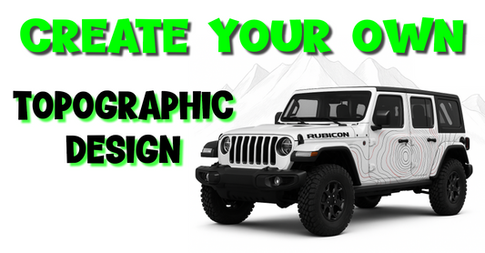 DIY Topographic Vinyl Kit