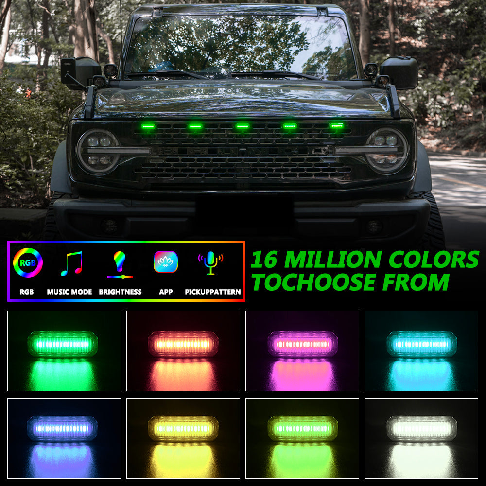 Prerunner RGB Grille Lights for Ford Bronco 21-25