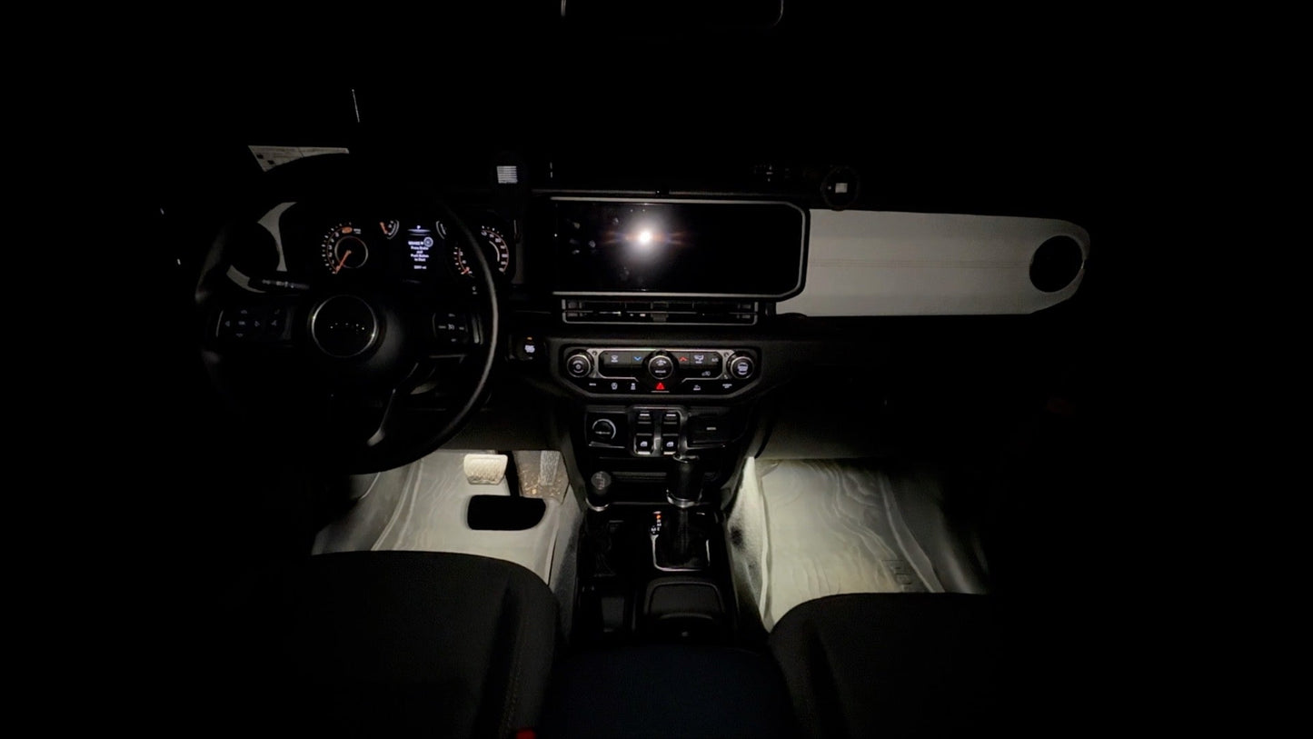 Dirt Road Cred Products LLC 4-Door Jeep Interior Lighting Kit for Jeep Wrangler and Gladiator