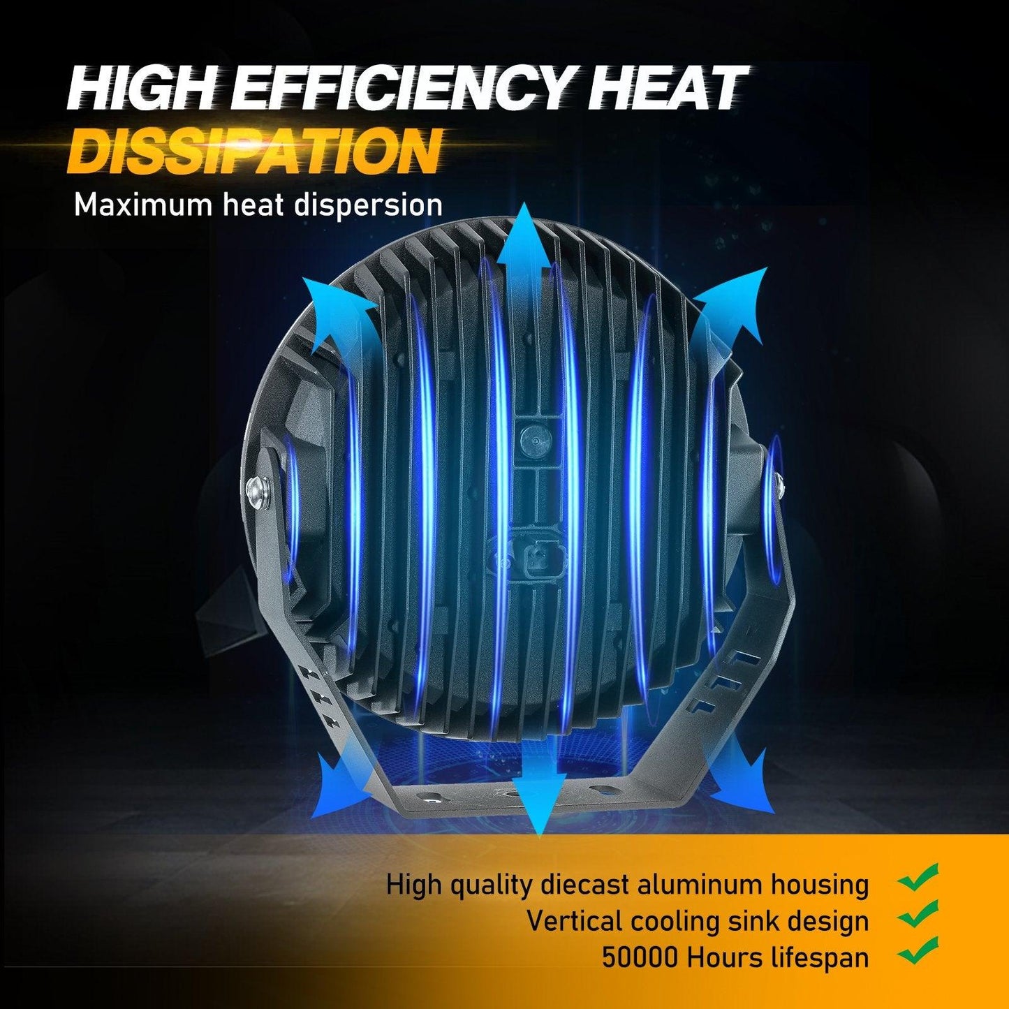 Auxbeam 360-PRO Series | 9 Inch 270W 37776LM Offroad LED Driving Lights