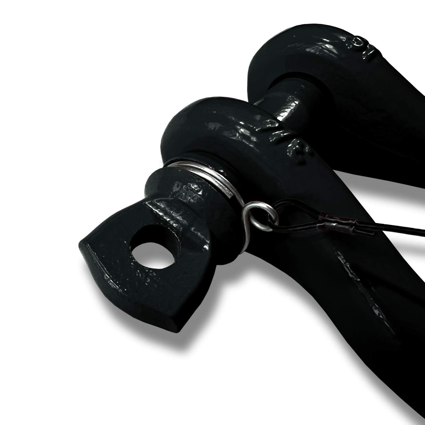 B'oh Spin Pin Shackle 3/4 (Black) Close Up