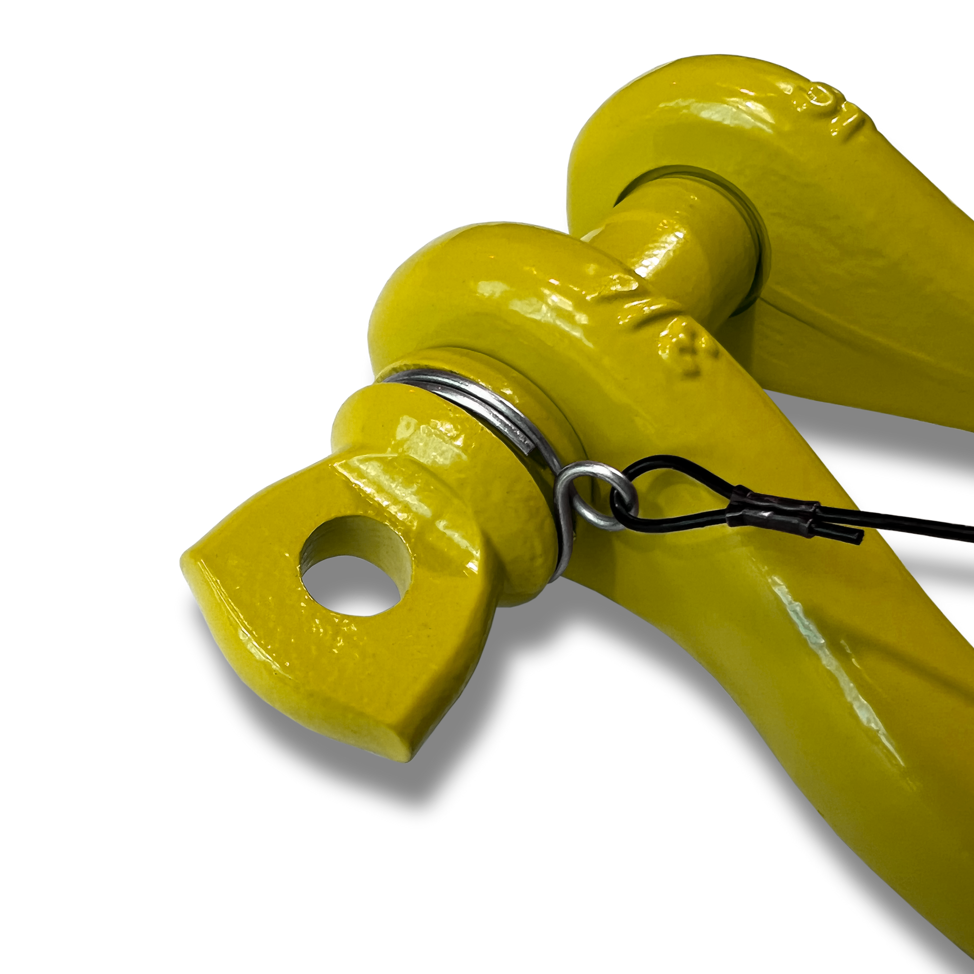 B'oh Spin Pin Shackle 3/4 (Yellow) Close Up