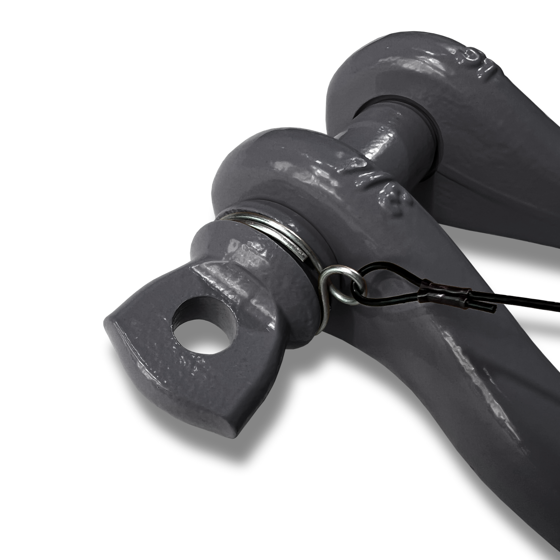 B'oh Spin Pin Shackle 3/4 (Gray) Close Up