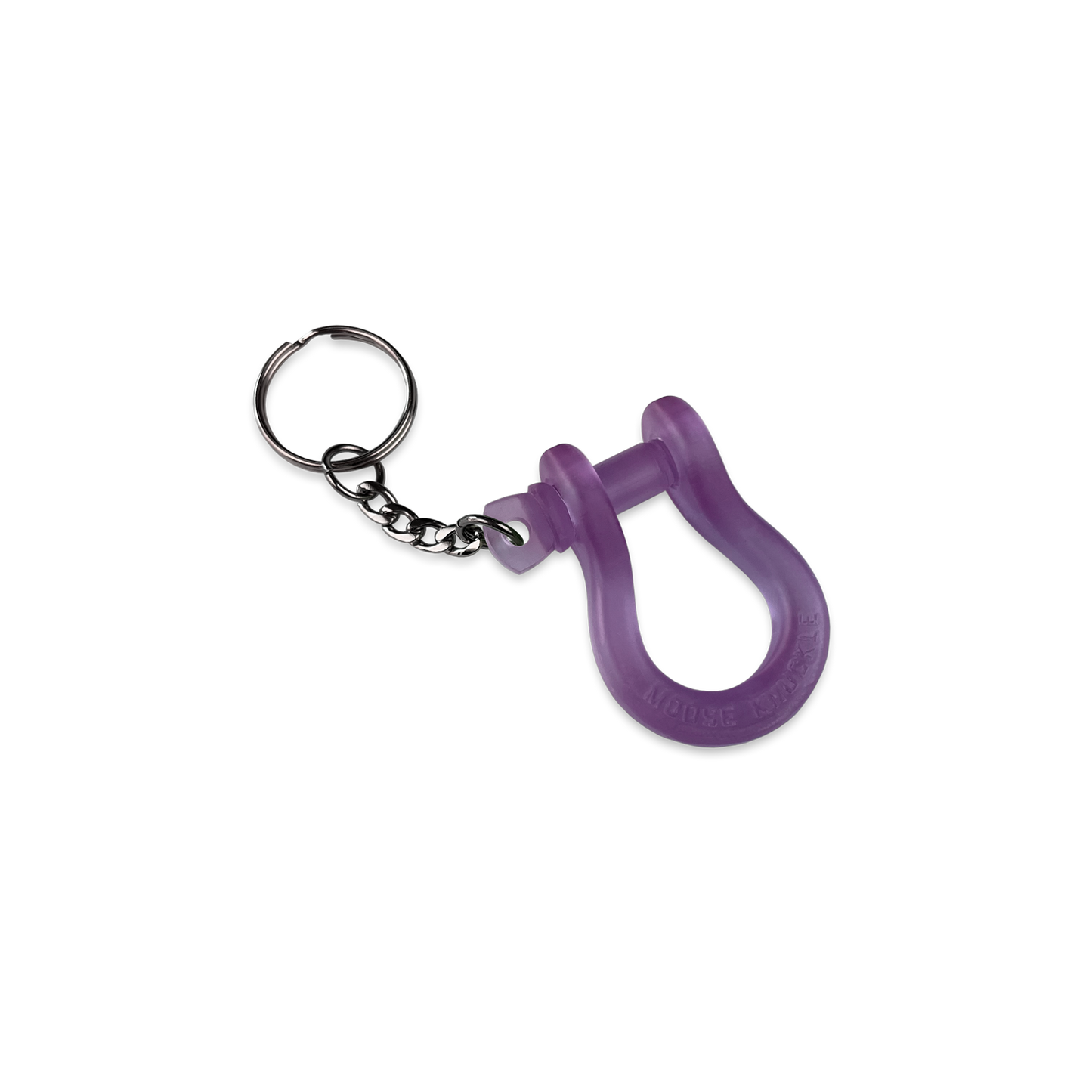 B'oh Shackle Screw Pin Key Chain in Purple Nurple