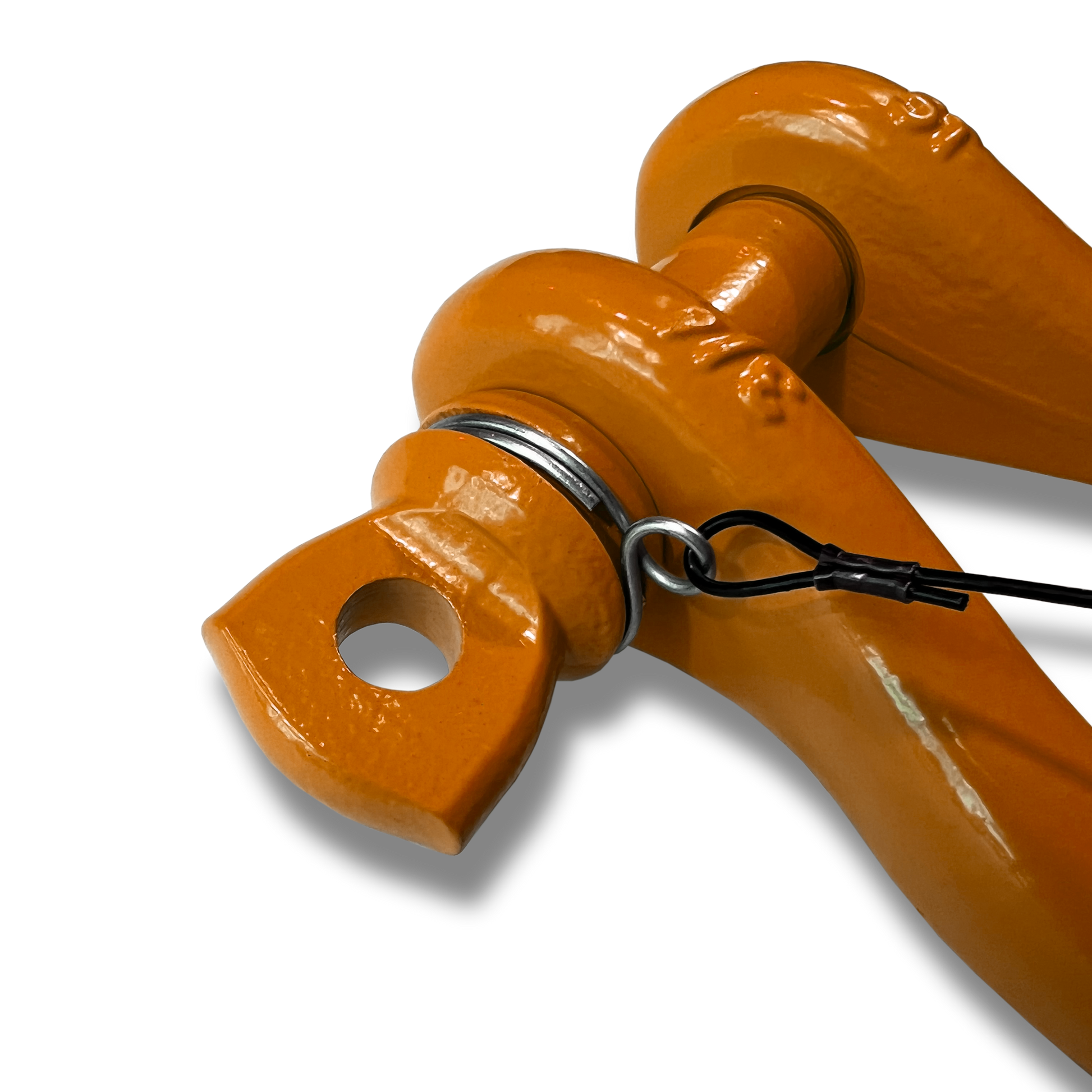 B'oh Spin Pin Shackle 3/4 (Orange) Close Up