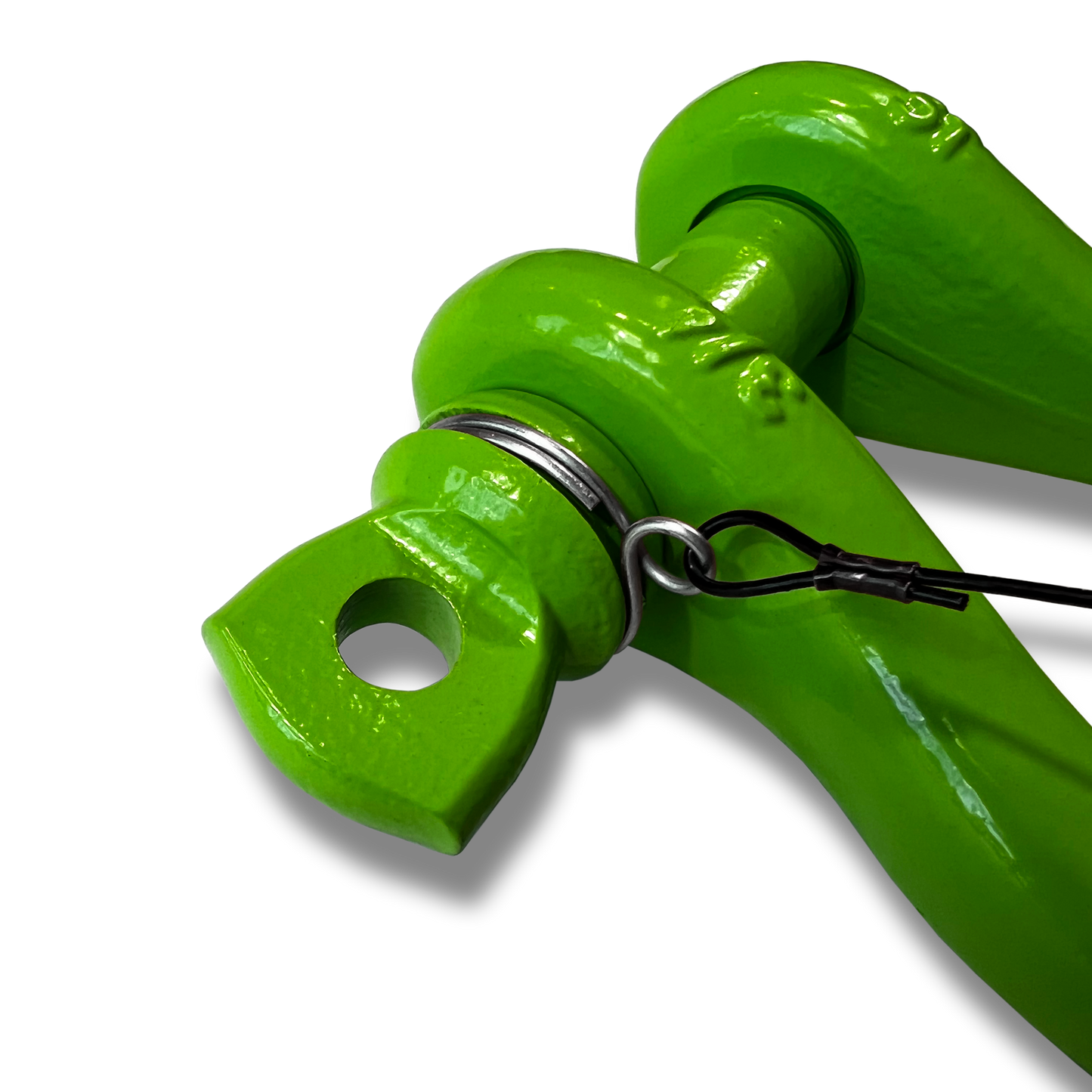 B'oh Spin Pin Shackle 3/4 (Green) Close Up