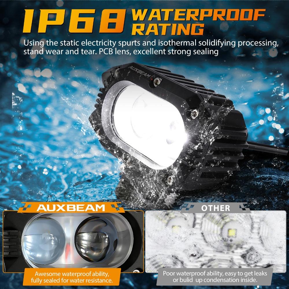 R4 Series | 4 Inch 60W Spot Beam LED Pods Light White Driving Light