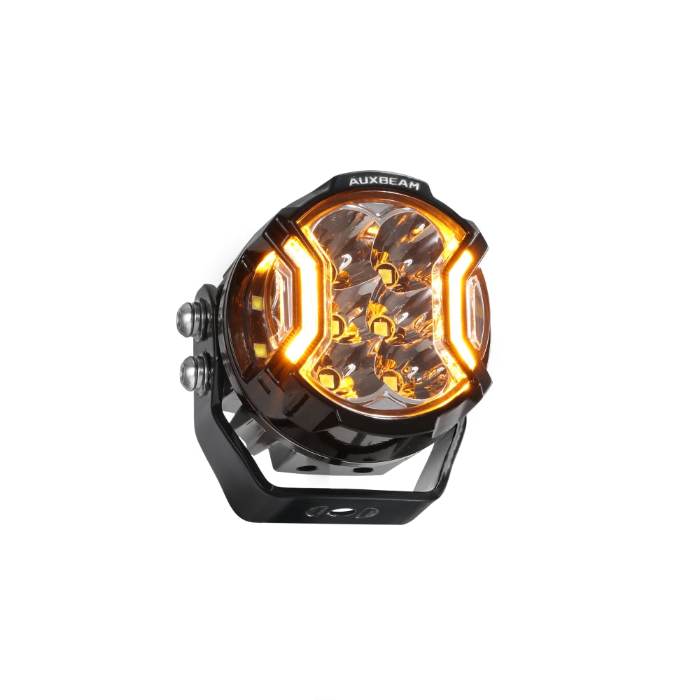 V-ULTRA Series | 3 Inch 108W LED Side Shooter White Pod Lights with Amber DRL