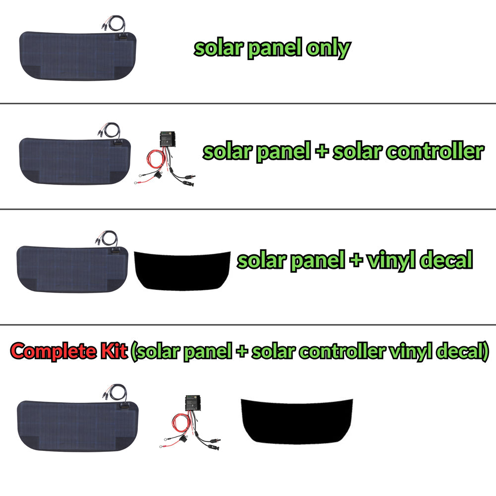 Ford Bronco (2021-Present) Lensun 65W Hood/Bonnet Flexible Solar Panel