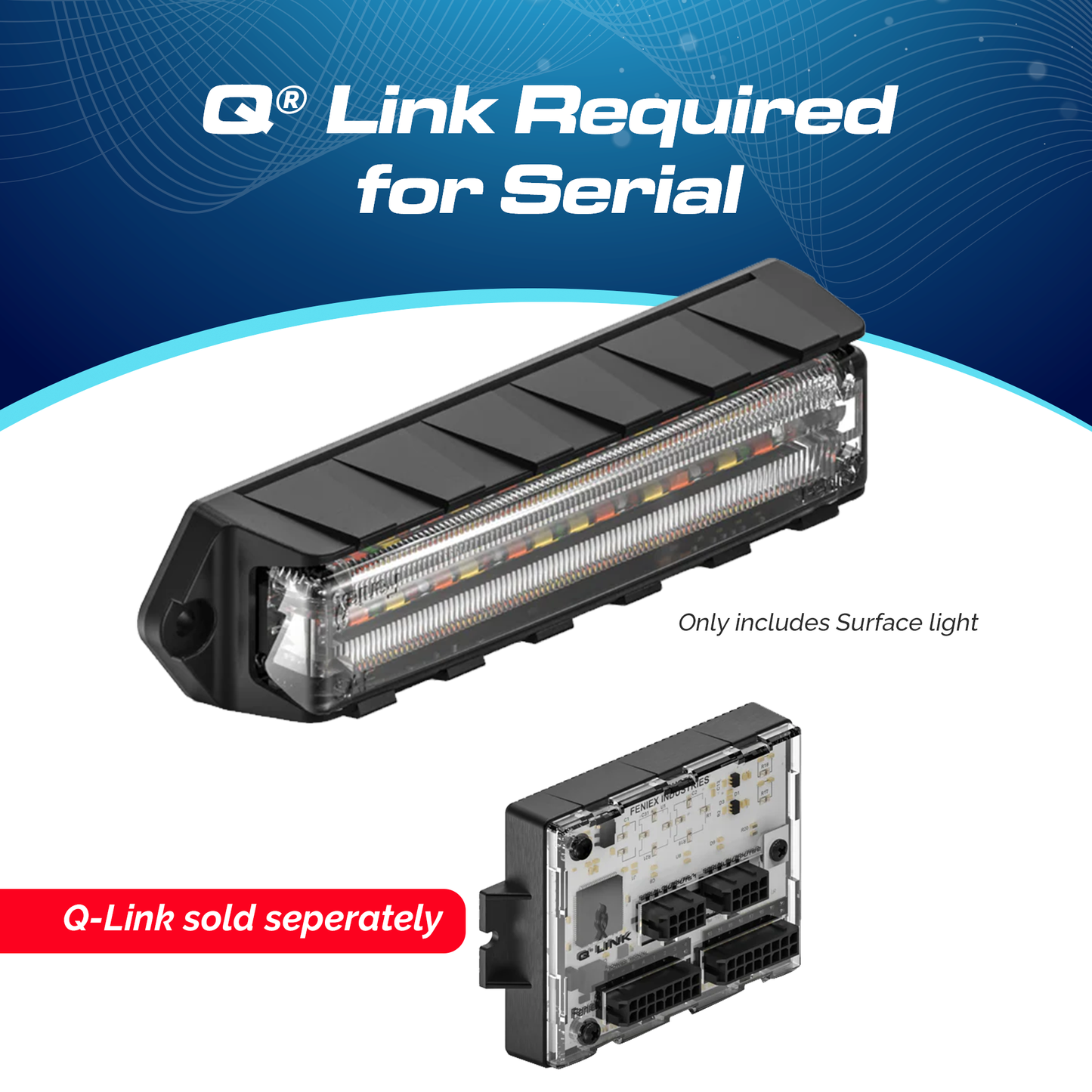 Feniex Q Series Surface Mount LED Grille Light
