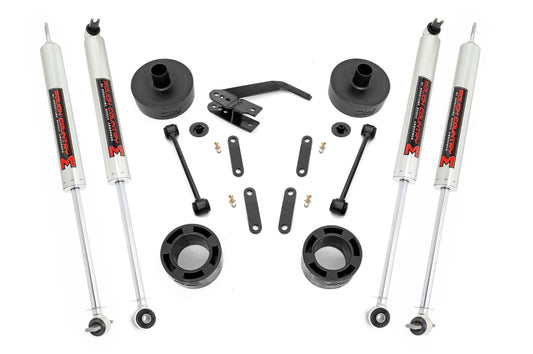 Rough Country 2.5 Lift Kit M1 Shocks JK 2007-2018