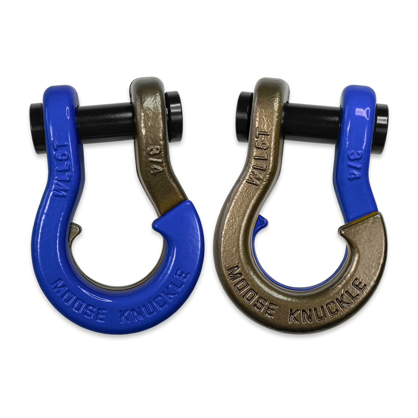 Jowl Shackle Blue Balls and Buff Bronze Combo