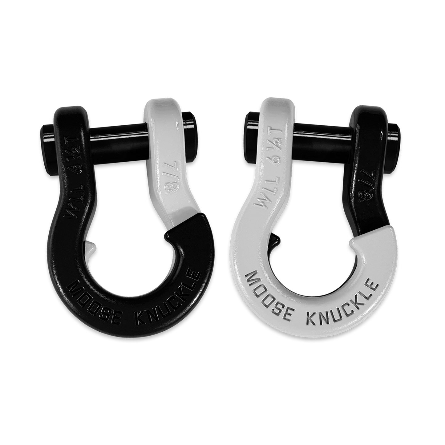 Jowl Recovery Split Shackle 7/8 (Black Hole and Pure White)