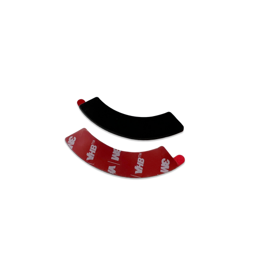 Jowl split recovery shackle anti-chatter pads for 1/2 split shackle