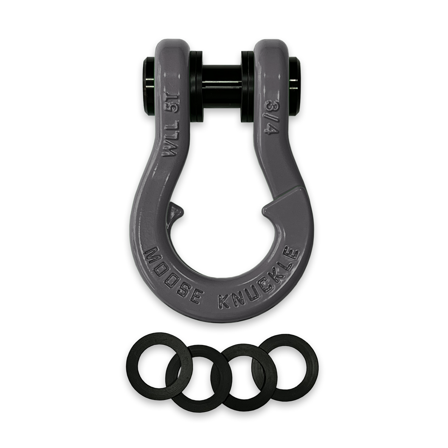 Moose Knuckle's Jowl Shackle Gun Gray Washers