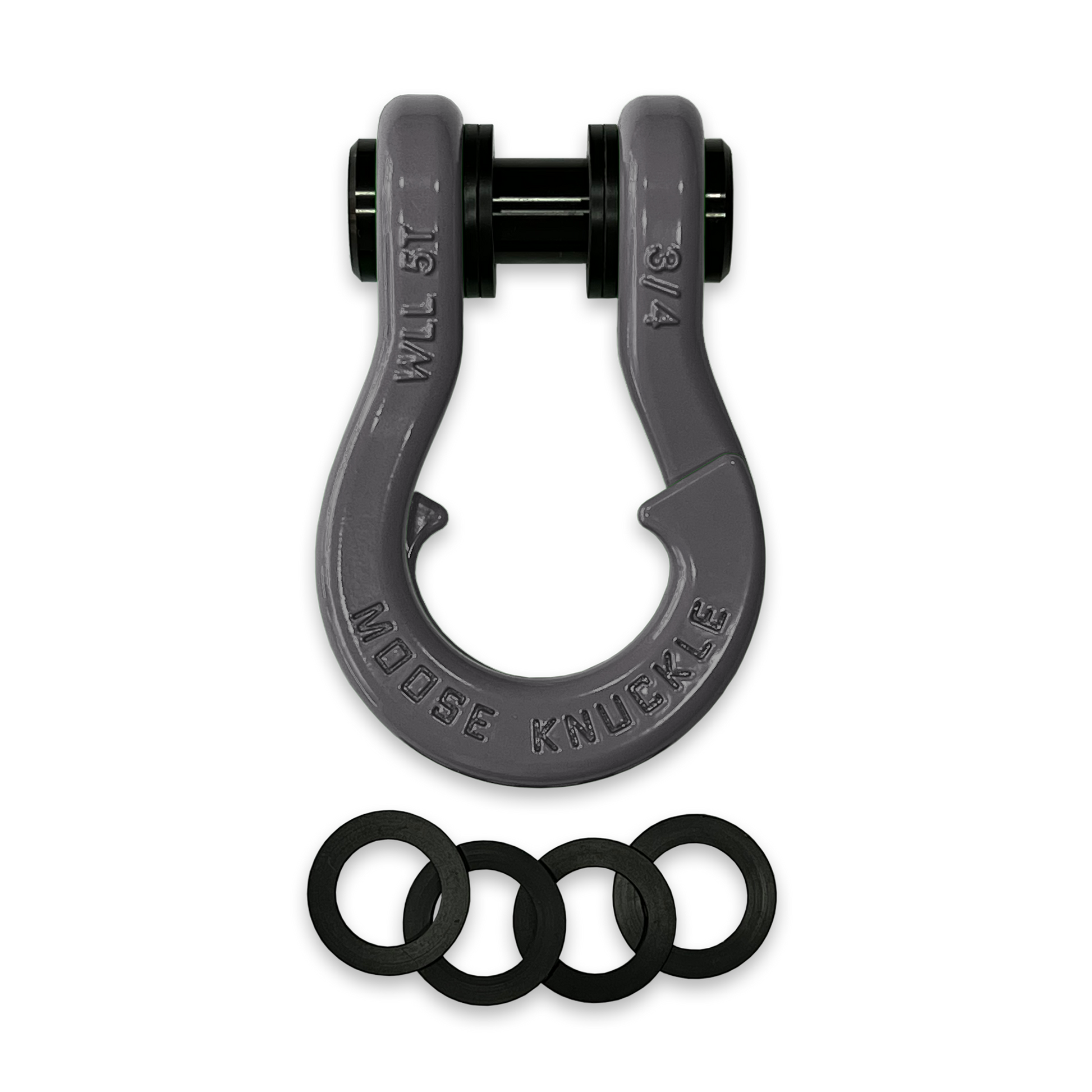 Moose Knuckle's Jowl Shackle Gun Gray Washers