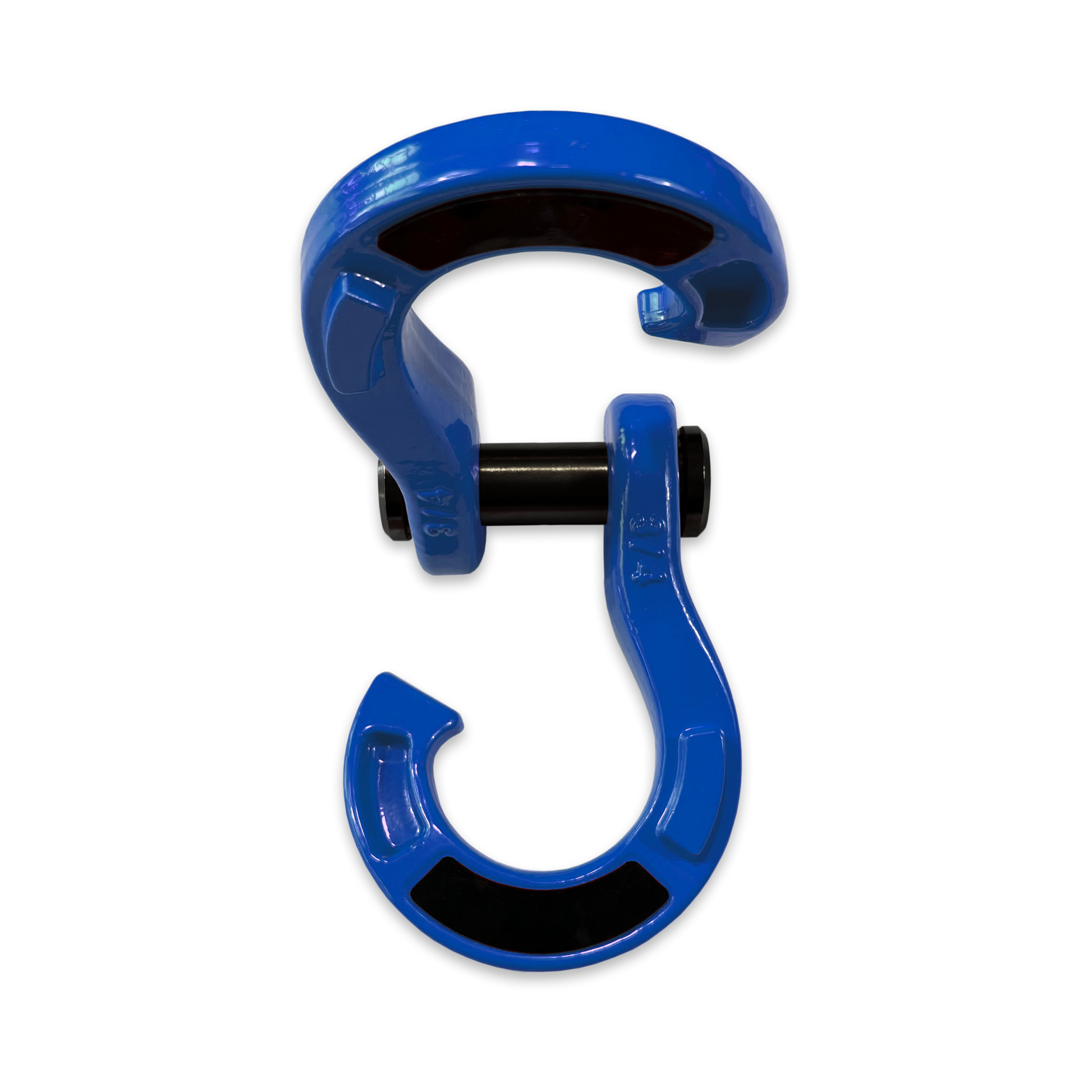 Jowl Recovery Split Shackle 3/4 in Blue Balls (Front Open)