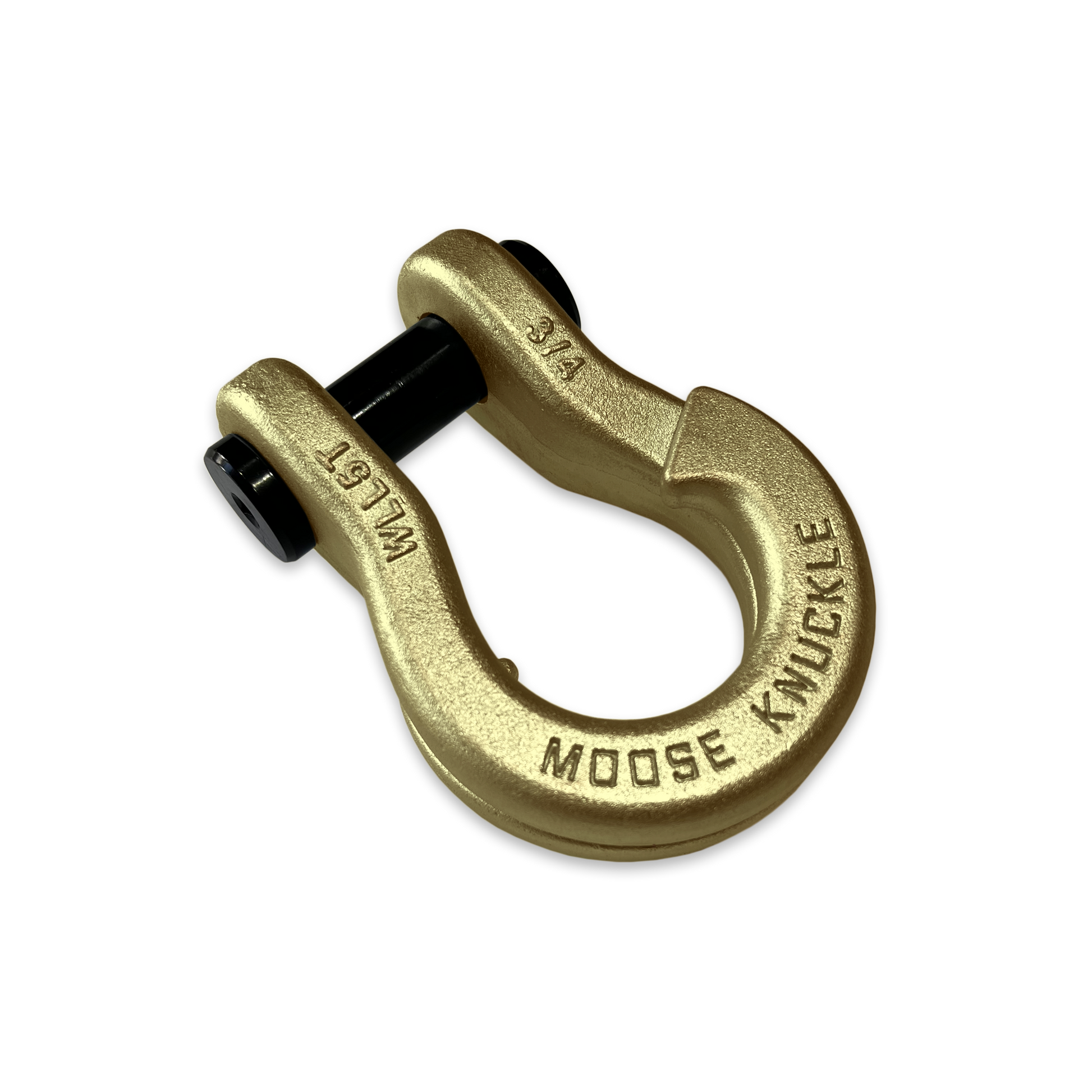 Jowl Best Recovery Shackle (Brass Knuckle) Left Angle